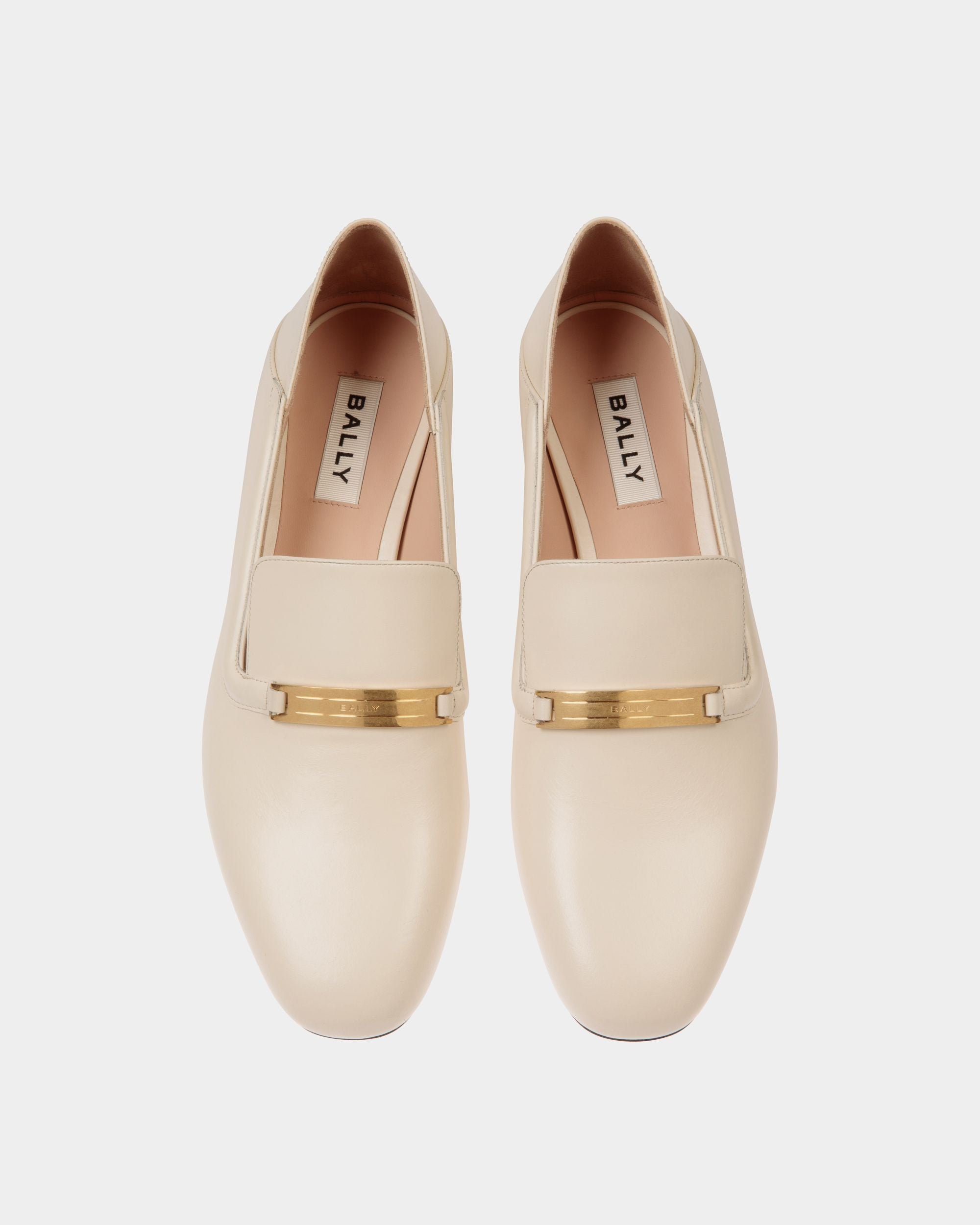 Bally Global - Deco Slipper in White Leather - White