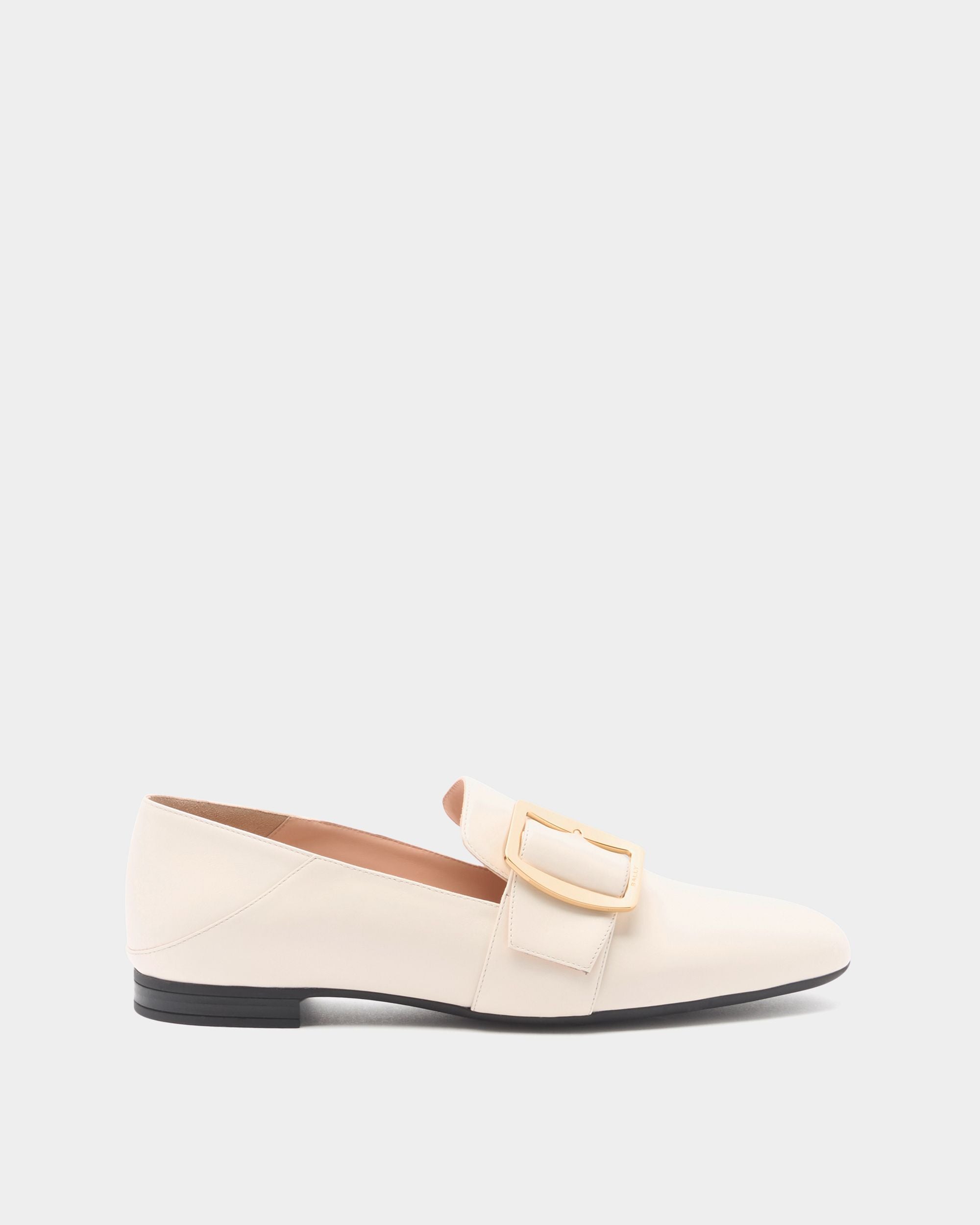 Bally Global - Slipper Bally Boucle En Cuir Ivory - Blanc