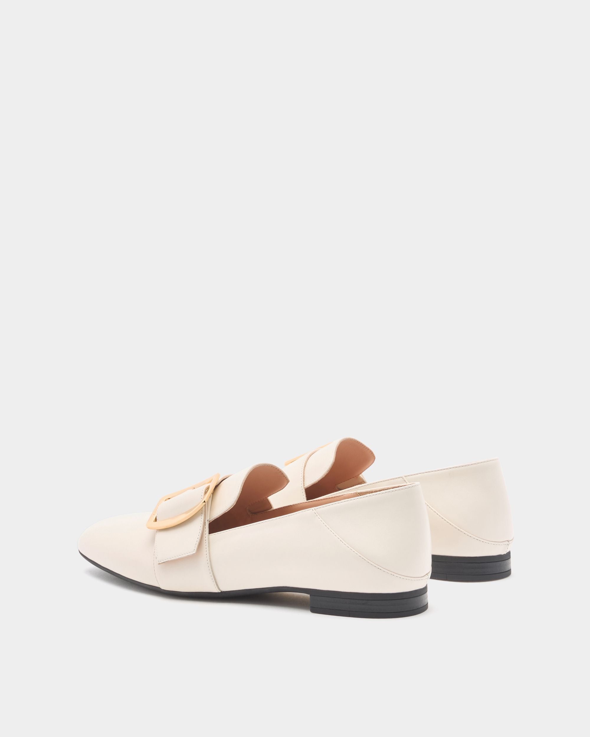 Bally Global - Slipper Bally Boucle En Cuir Ivory - Blanc