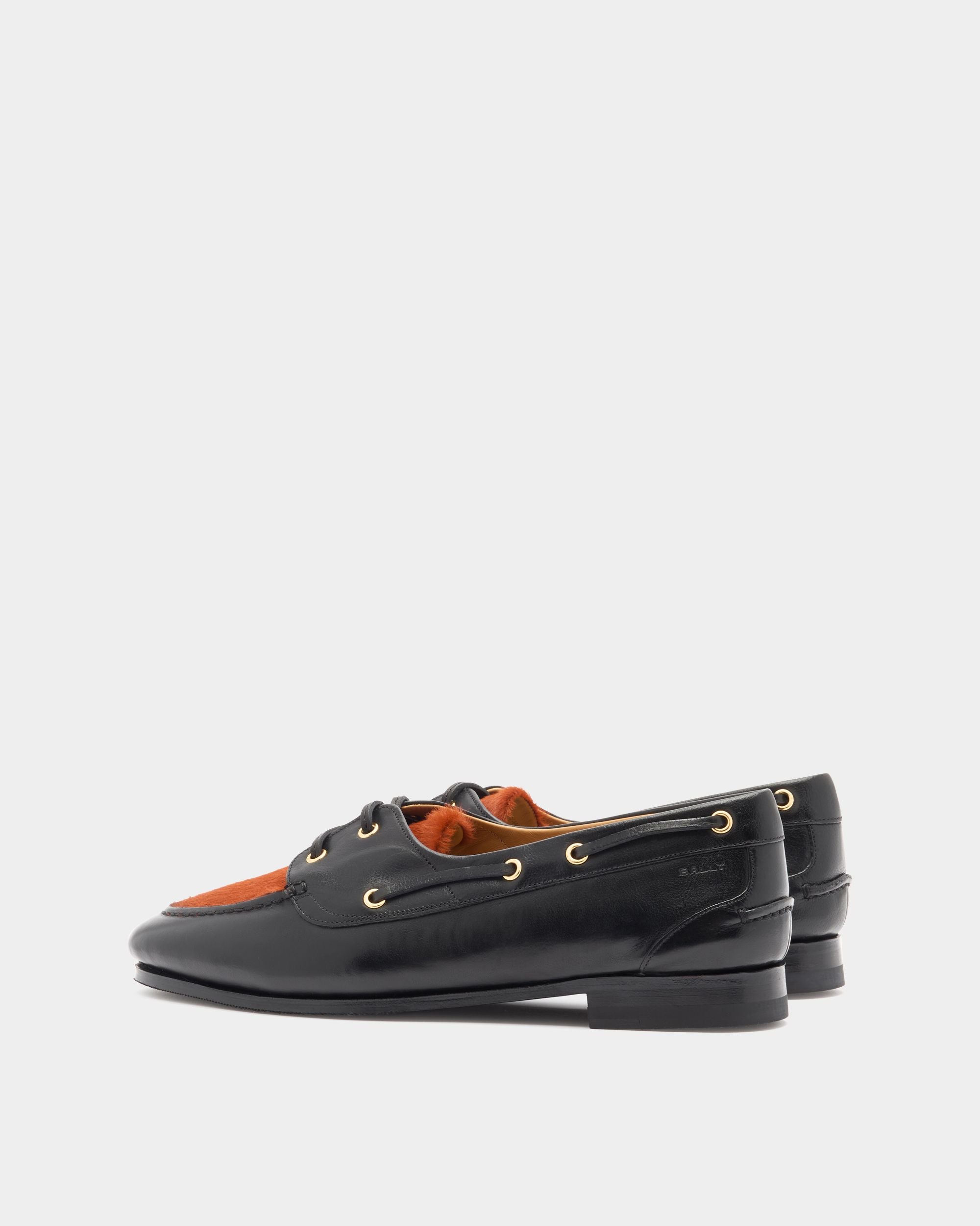 Bally Global - Plume Moccasin in Black Leather - Black