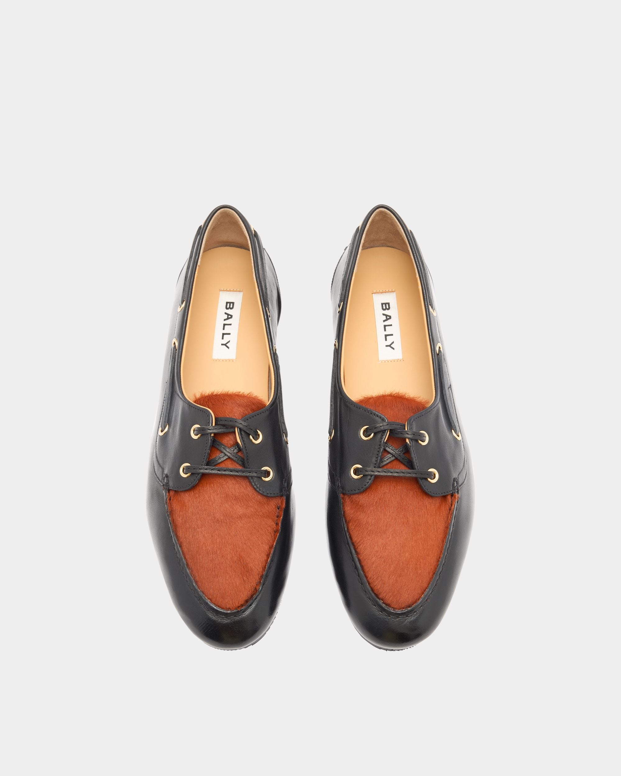 Bally Global - Plume Moccasin in Black Leather - Black