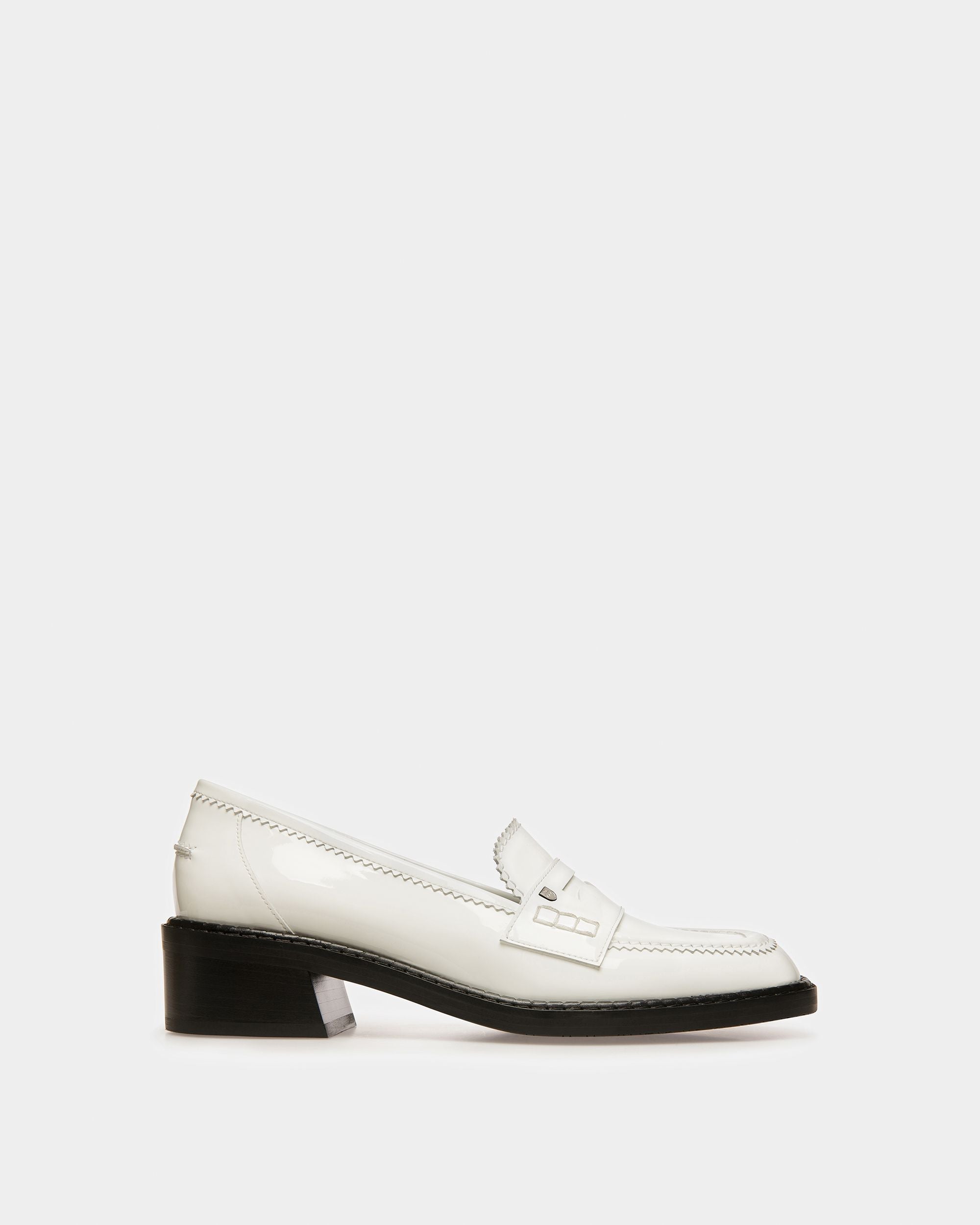 Bally Global - Elly Mocasines De Piel En Blanco - Blanco
