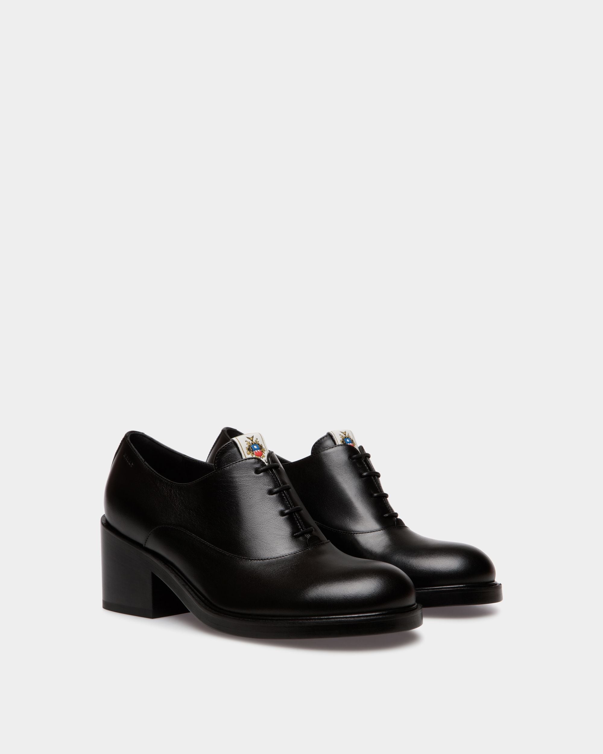Bally Global - Peggy Oxford In Black Leather - Black