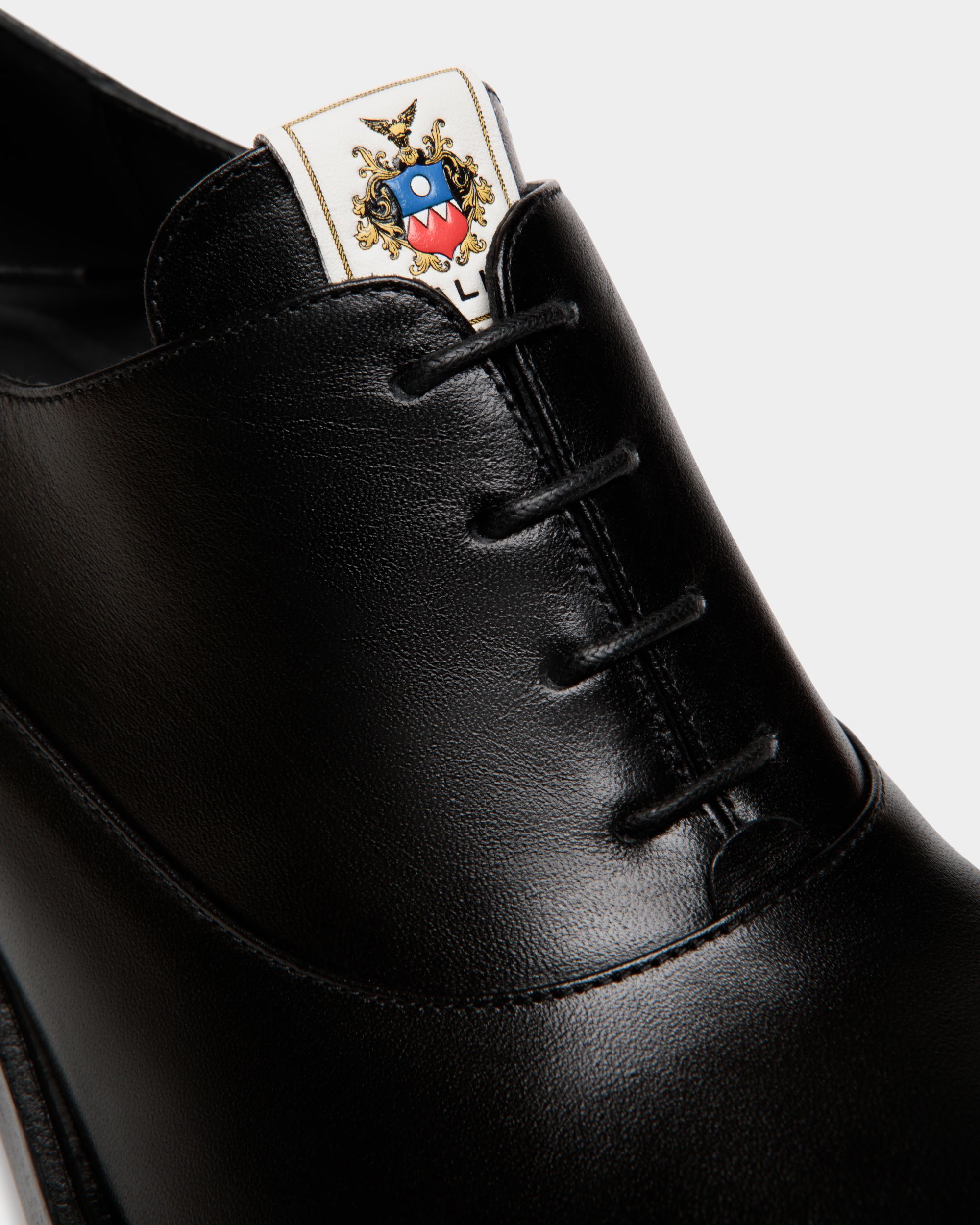 Bally Global - Peggy Oxford In Black Leather - Black