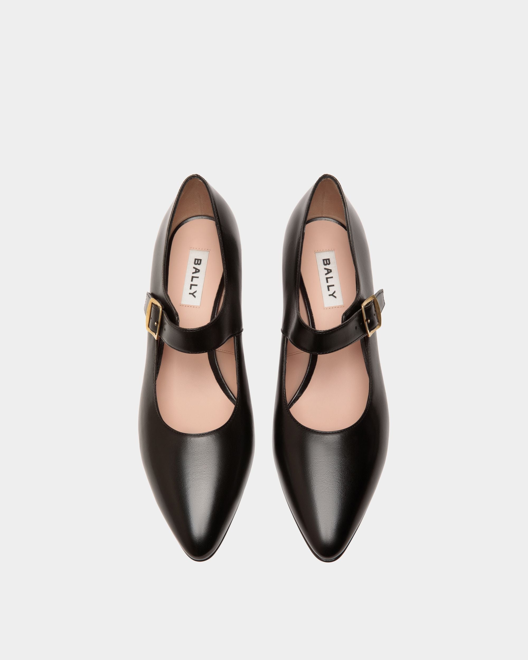 Bally Global - Glendy Pump in Black Leather - Black