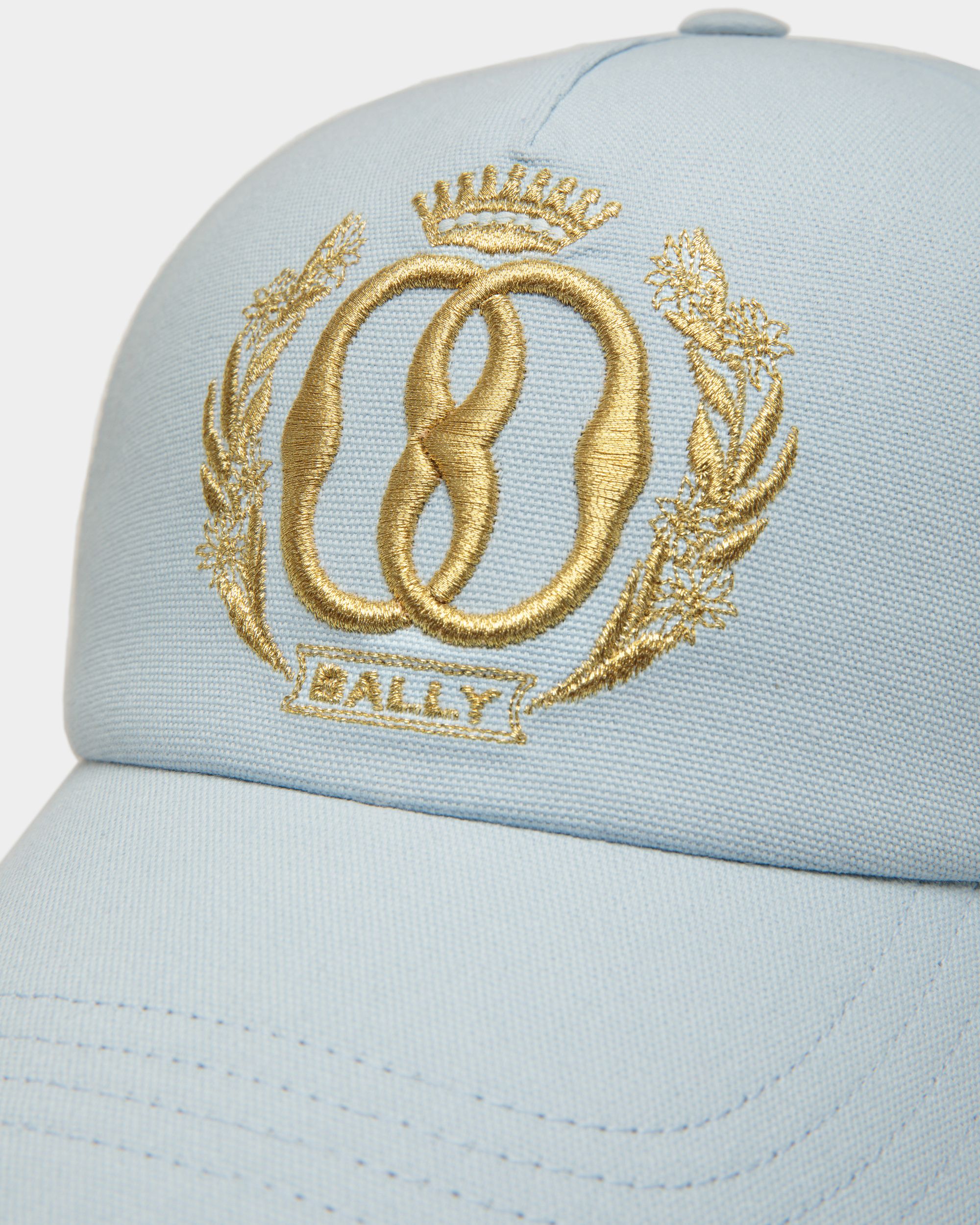 Bally Global - Baseball Hat in Light Blue Cotton - Blue