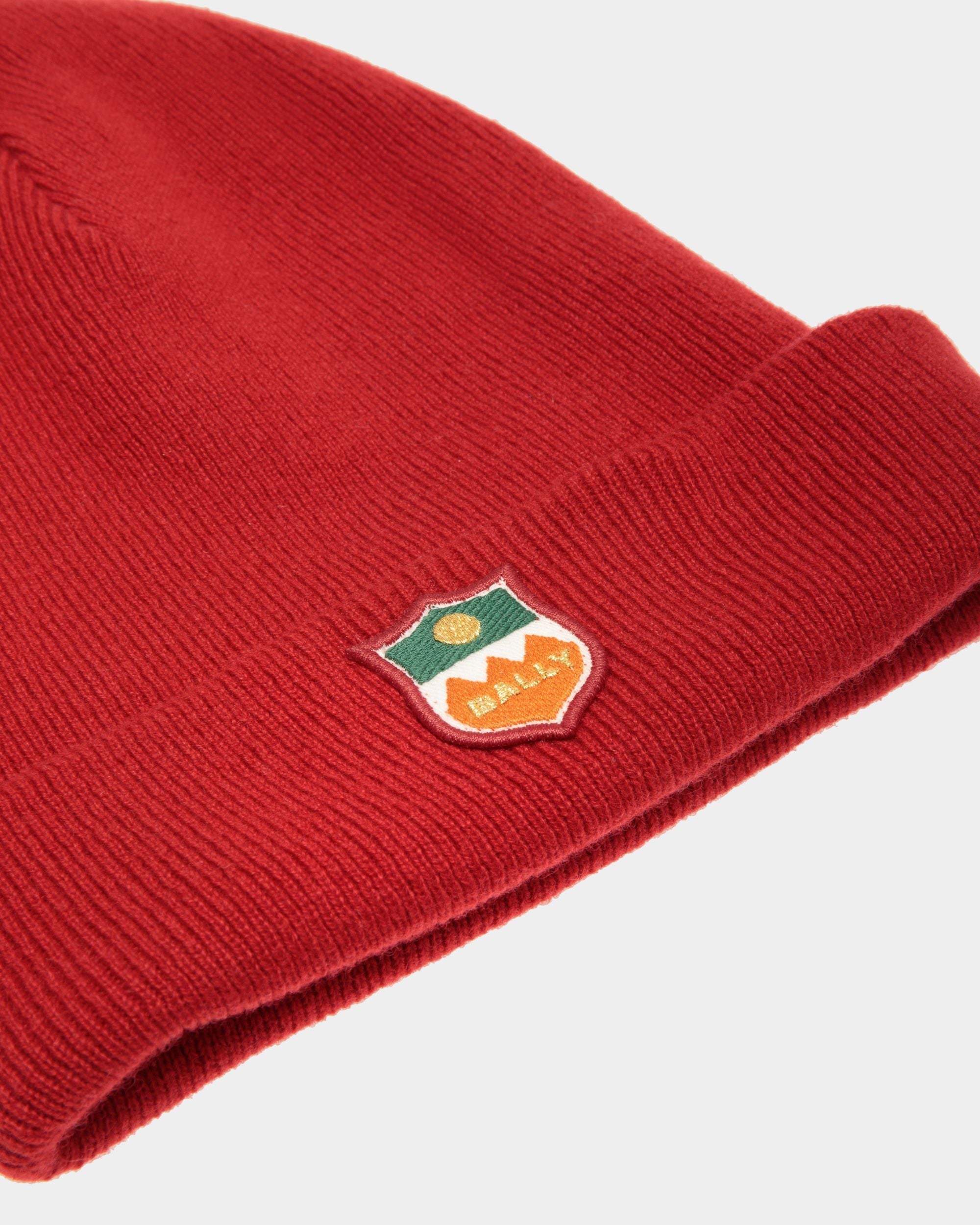 Bally Global - Beanie In Red Cashmere - Red