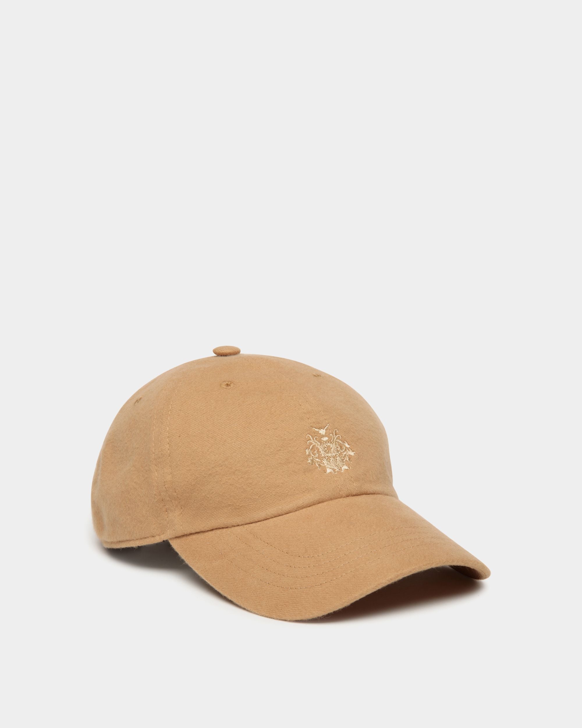 Bally Global - Gorra Con Logotipo Bally Crest De Algodón Cámel - Beige