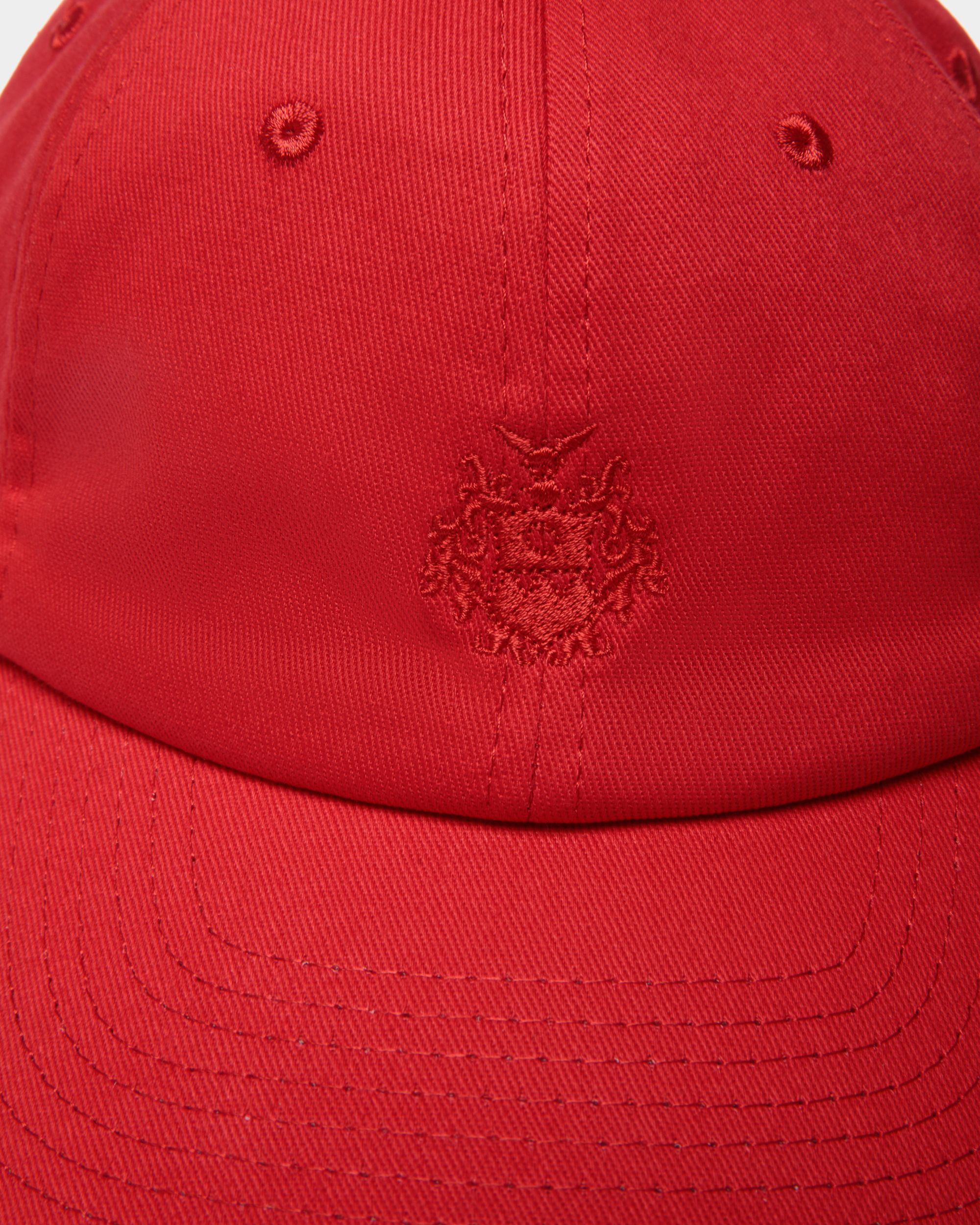 Bally Global - Baseball Hat in Red Cotton with a Bally Crest - Red