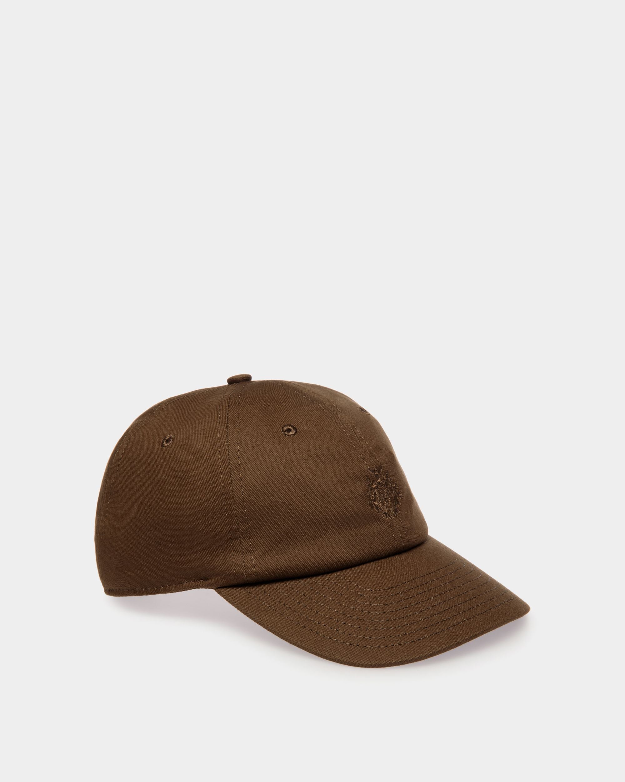 Bally Global - Baseball Hat in Military Green Cotton with a Bally Crest - Green