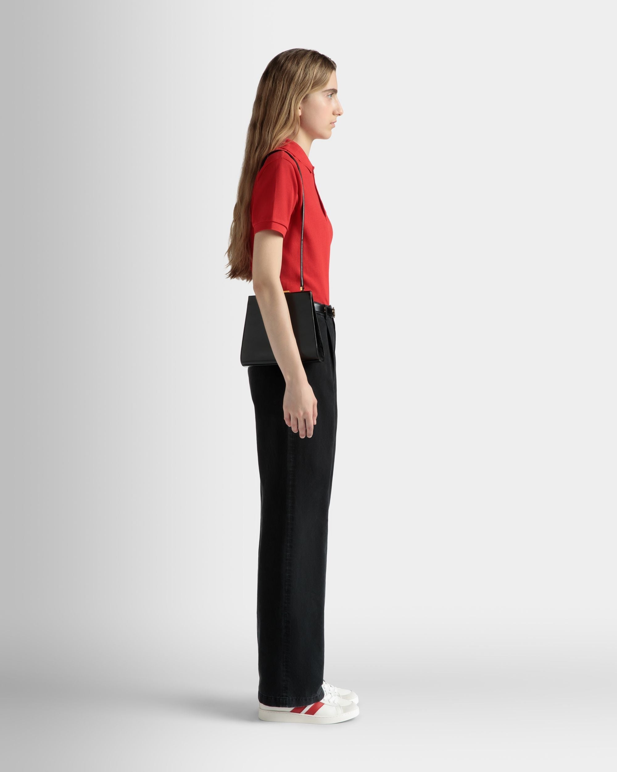 Bally Global - Polo De Manga Corta De Algodón Rojo - Rojo