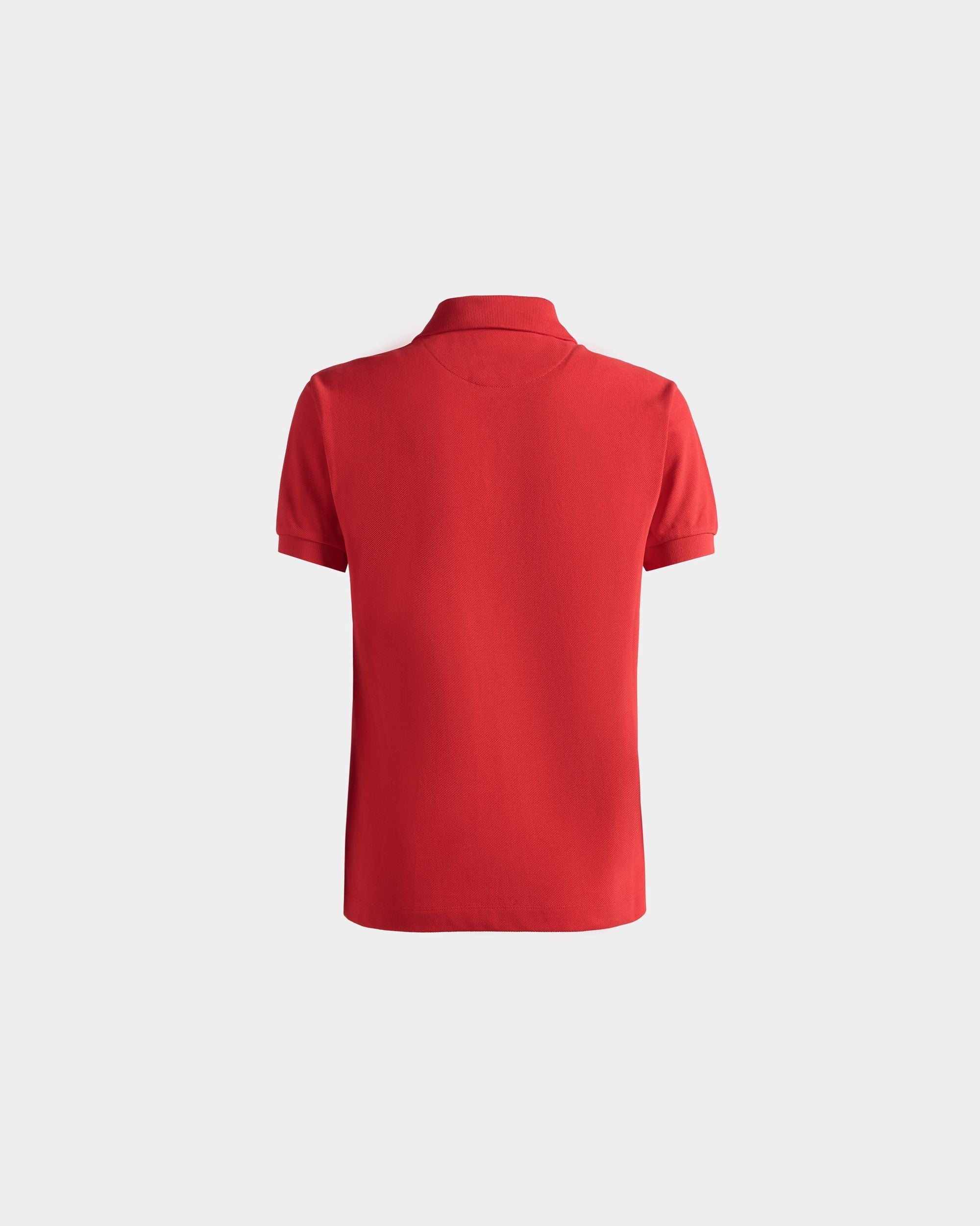 Bally Global - Polo De Manga Corta De Algodón Rojo - Rojo
