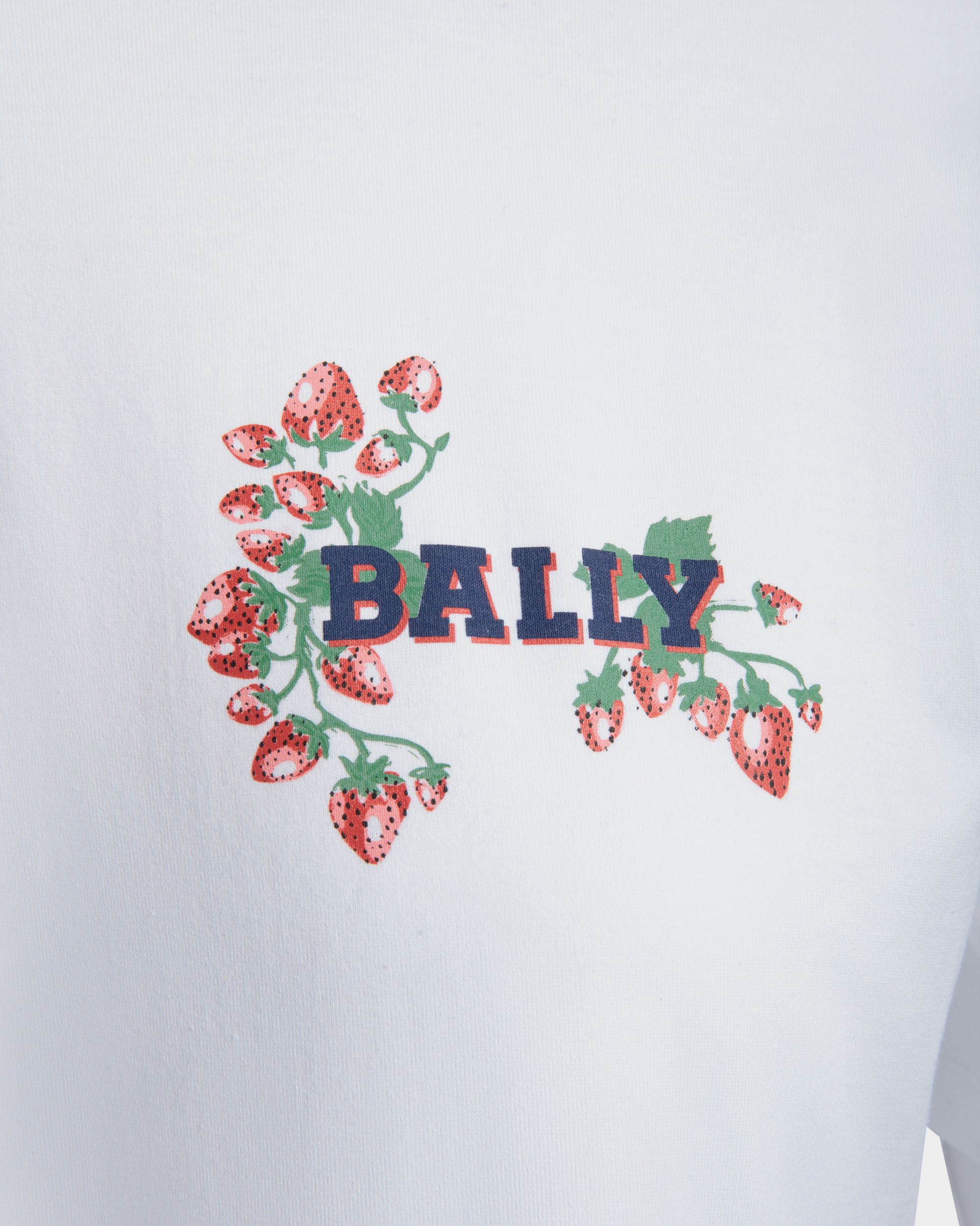 Bally Global - Cutsew T-Shirt In White Cotton - White
