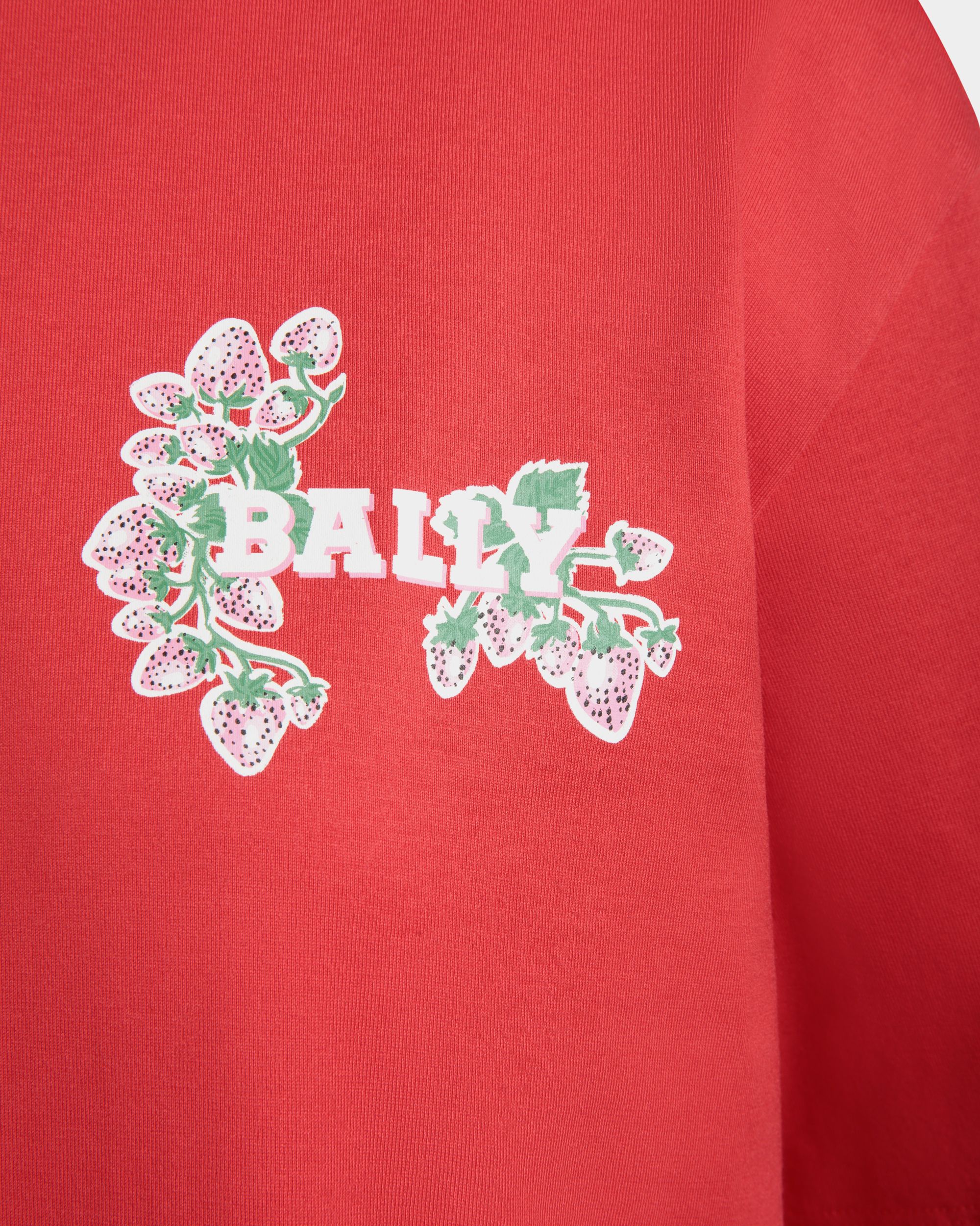 Bally Global - Cutsew T-Shirt In Red Cotton - Red
