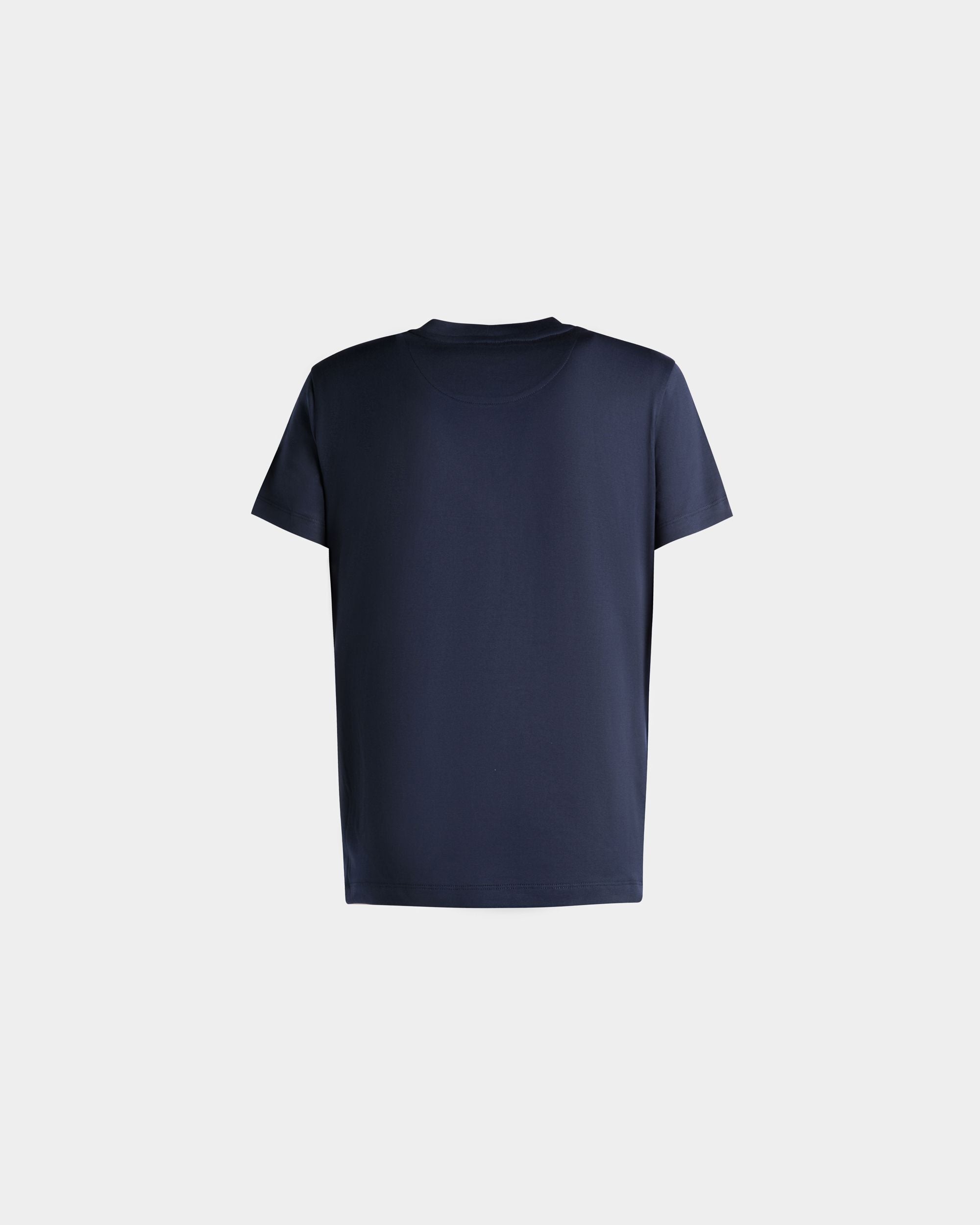 Bally Global - T-Shirt in Strawberry Print Cotton - Blue