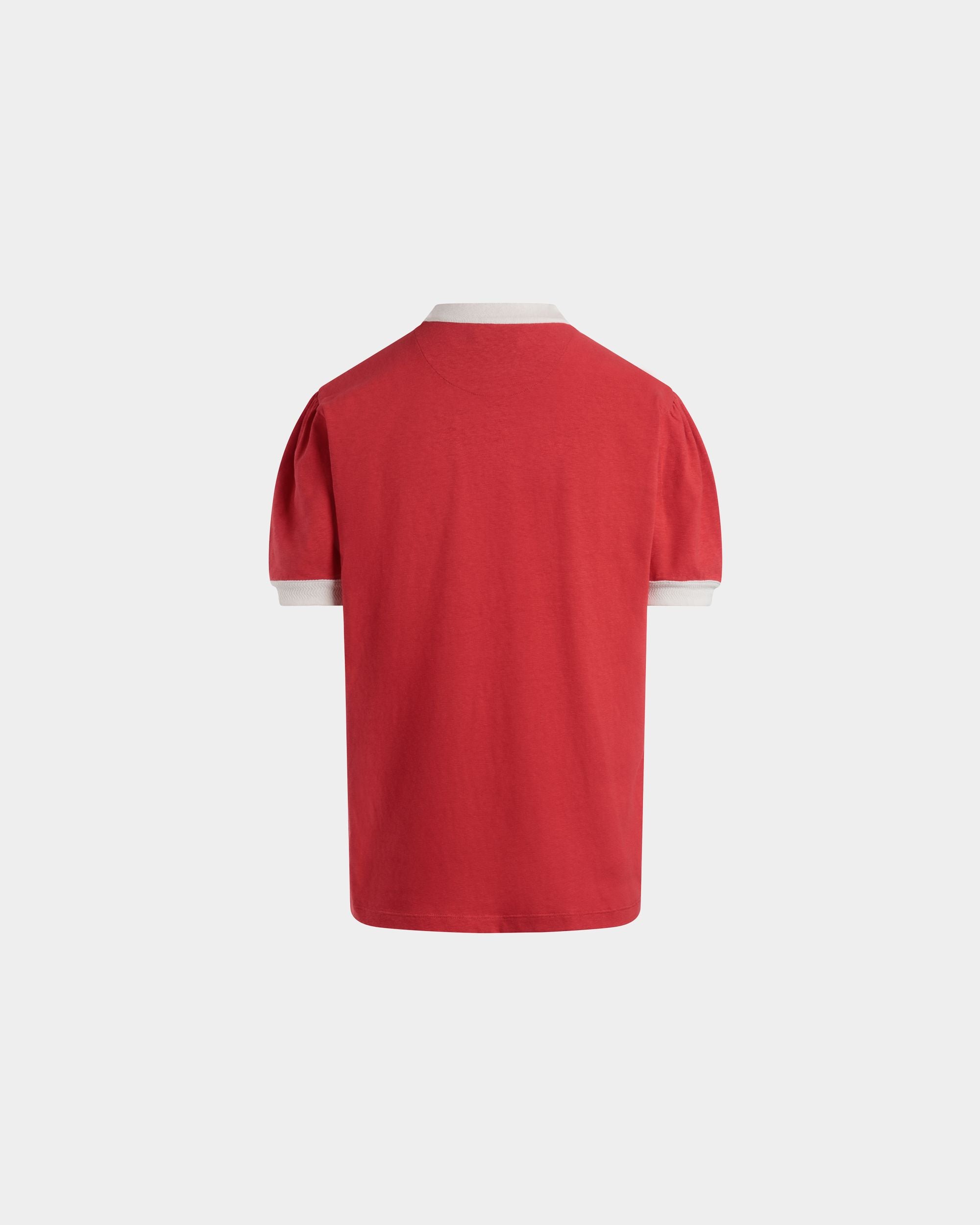 Bally Global - Cutsew T-Shirt In Red Mix Cotton - Red