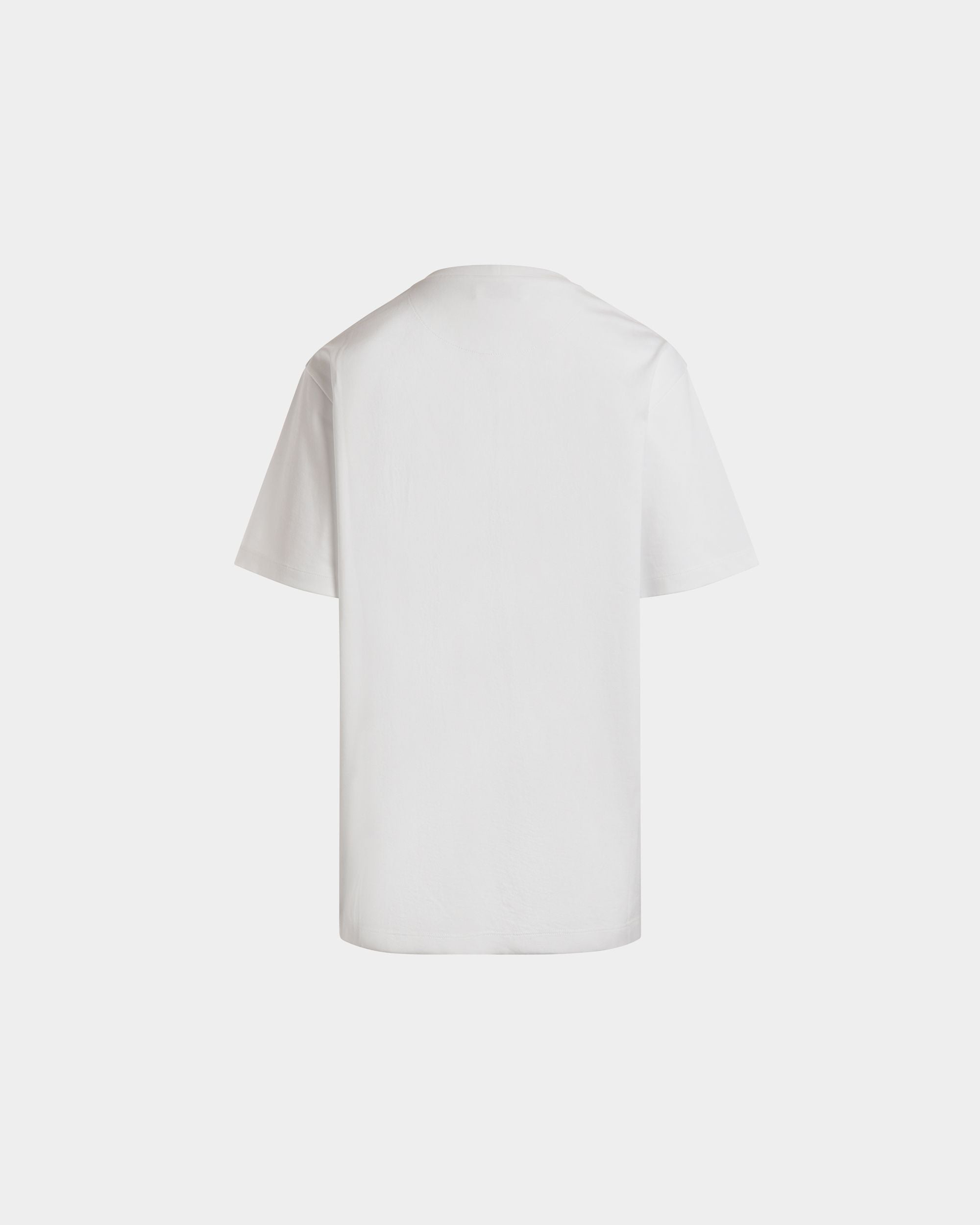 Bally Global - T-Shirt with a Beni Bischof Rocking Horse Print in White Cotton - White