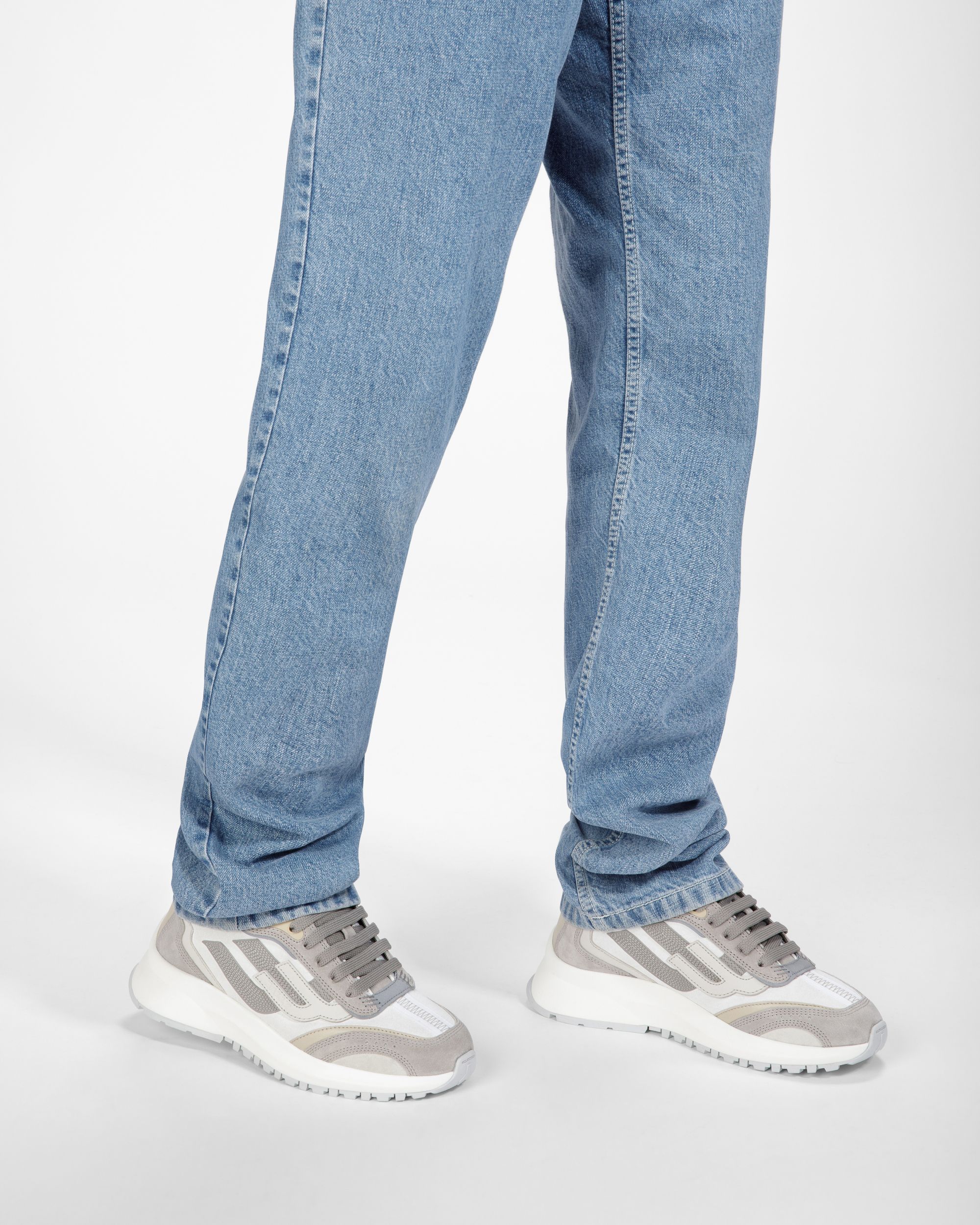 Bally Global - Darky Leather Sneakers In Grey - Multicolor
