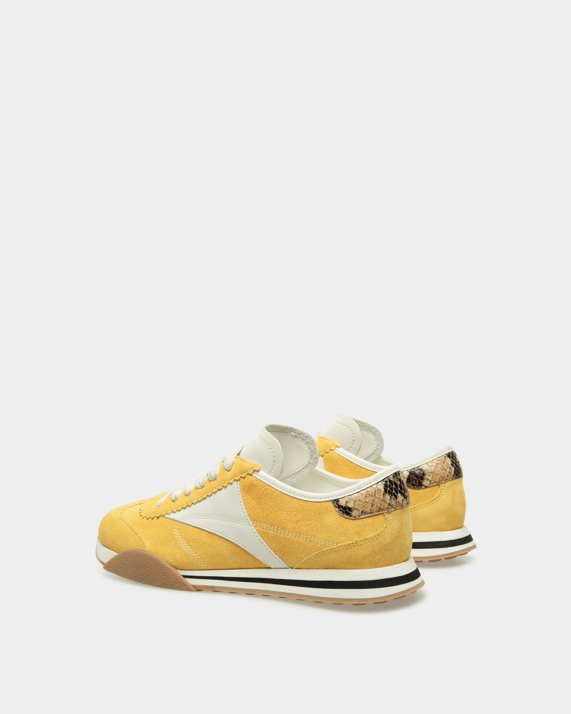 Bally Global - Zapatillas Sussex De Piel Amarilla Y Blanca - Amarillo