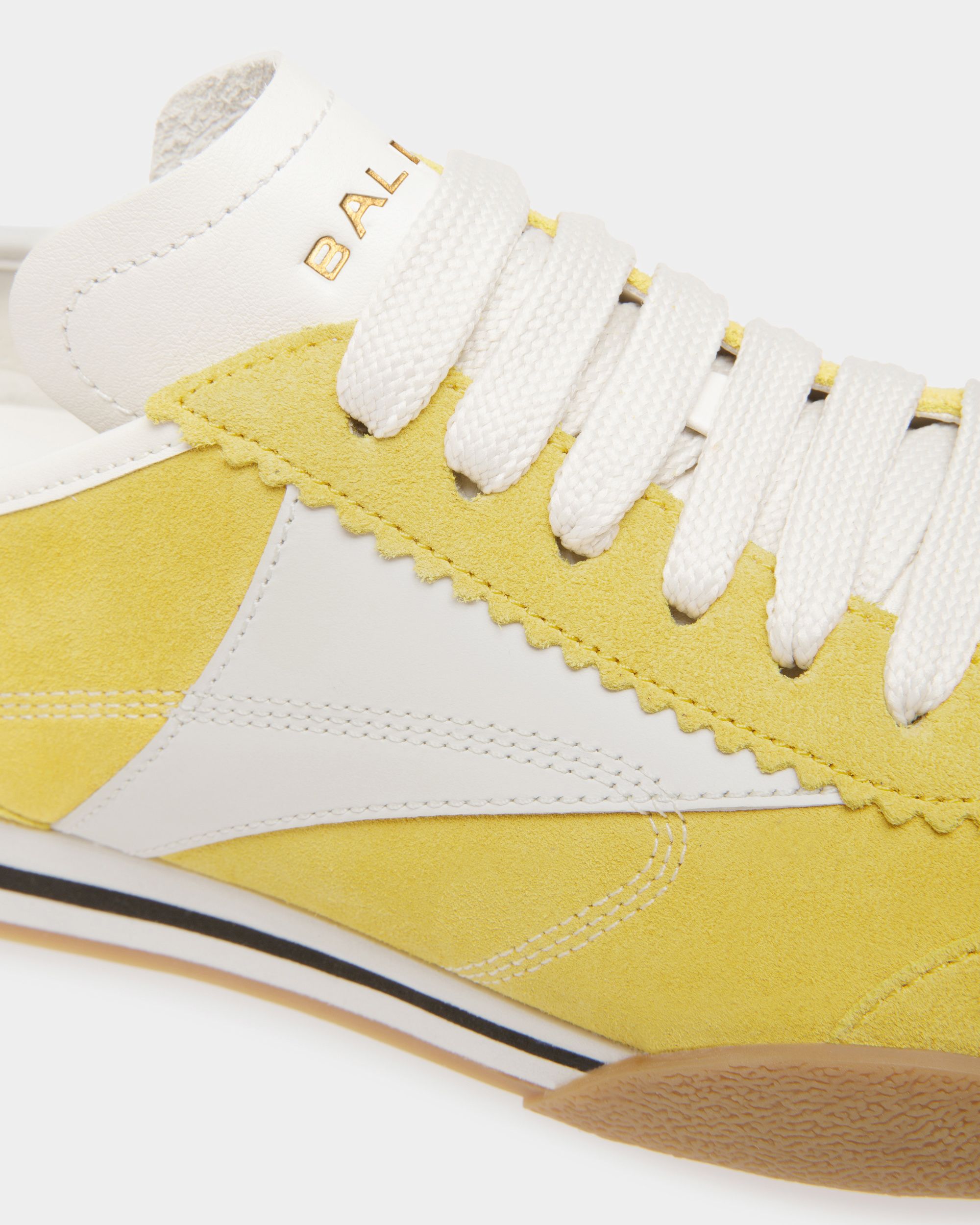 Bally Global - Zapatillas Sussex De Piel Amarilla Y Blanca - Amarillo