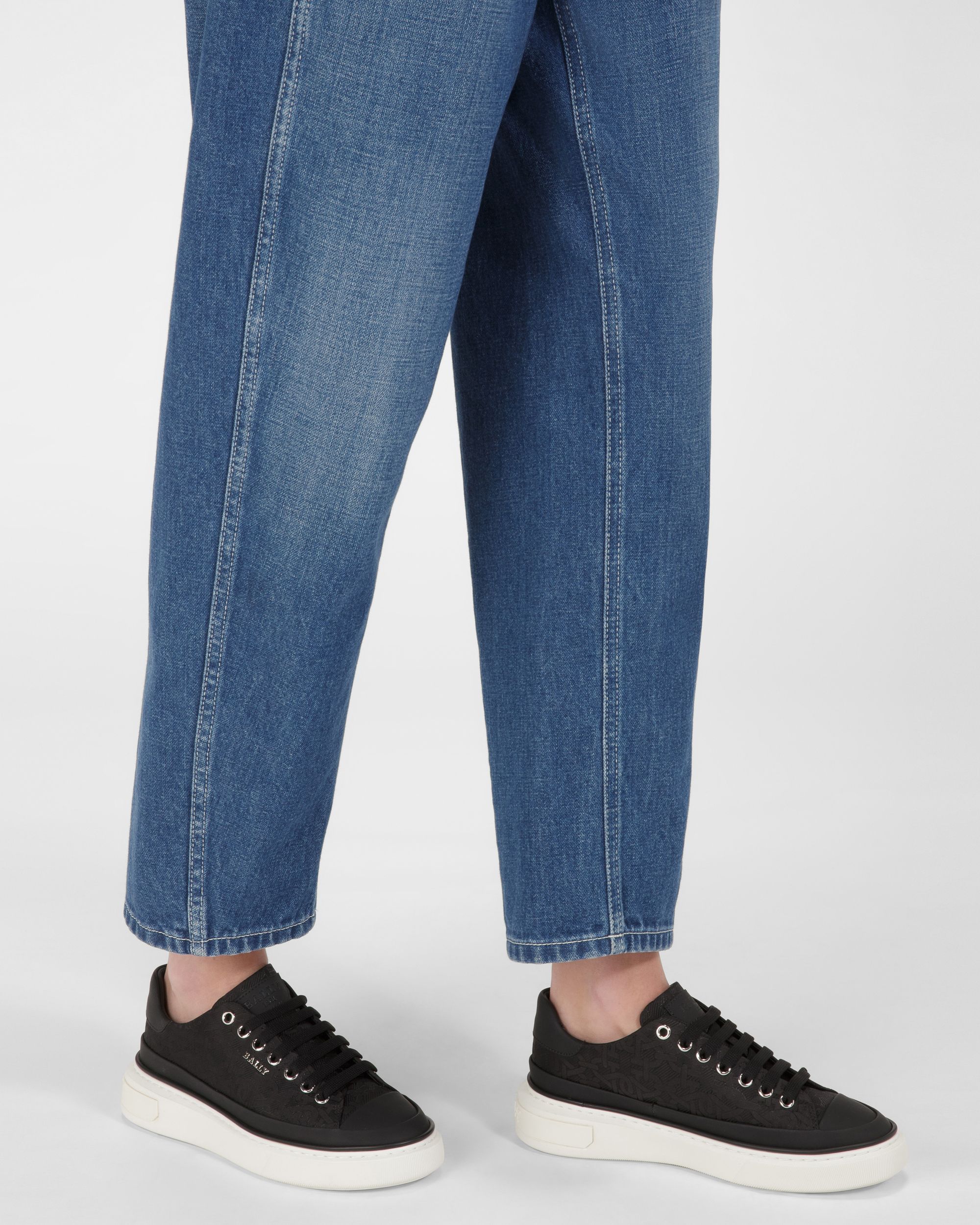 Bally Global - Maily Nylon Sneakers In Black - Black