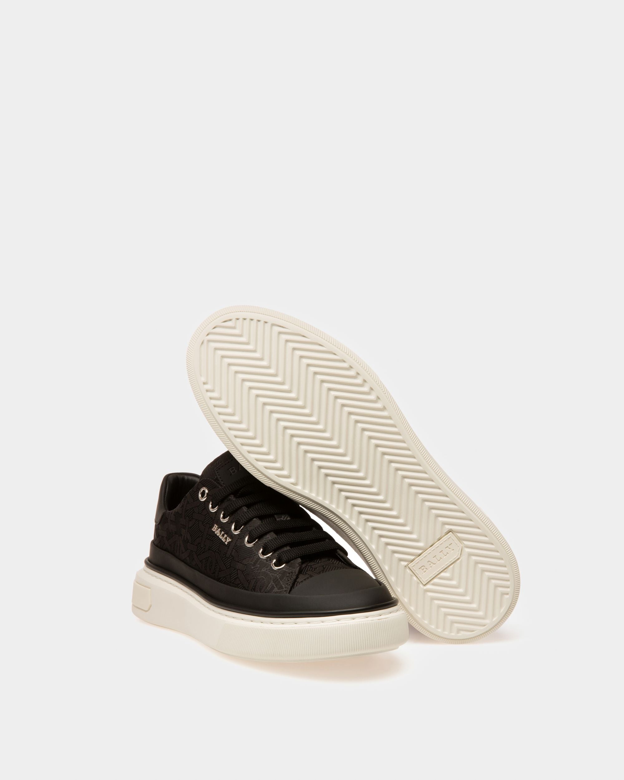 Bally Global - Maily Nylon Sneakers In Black - Black