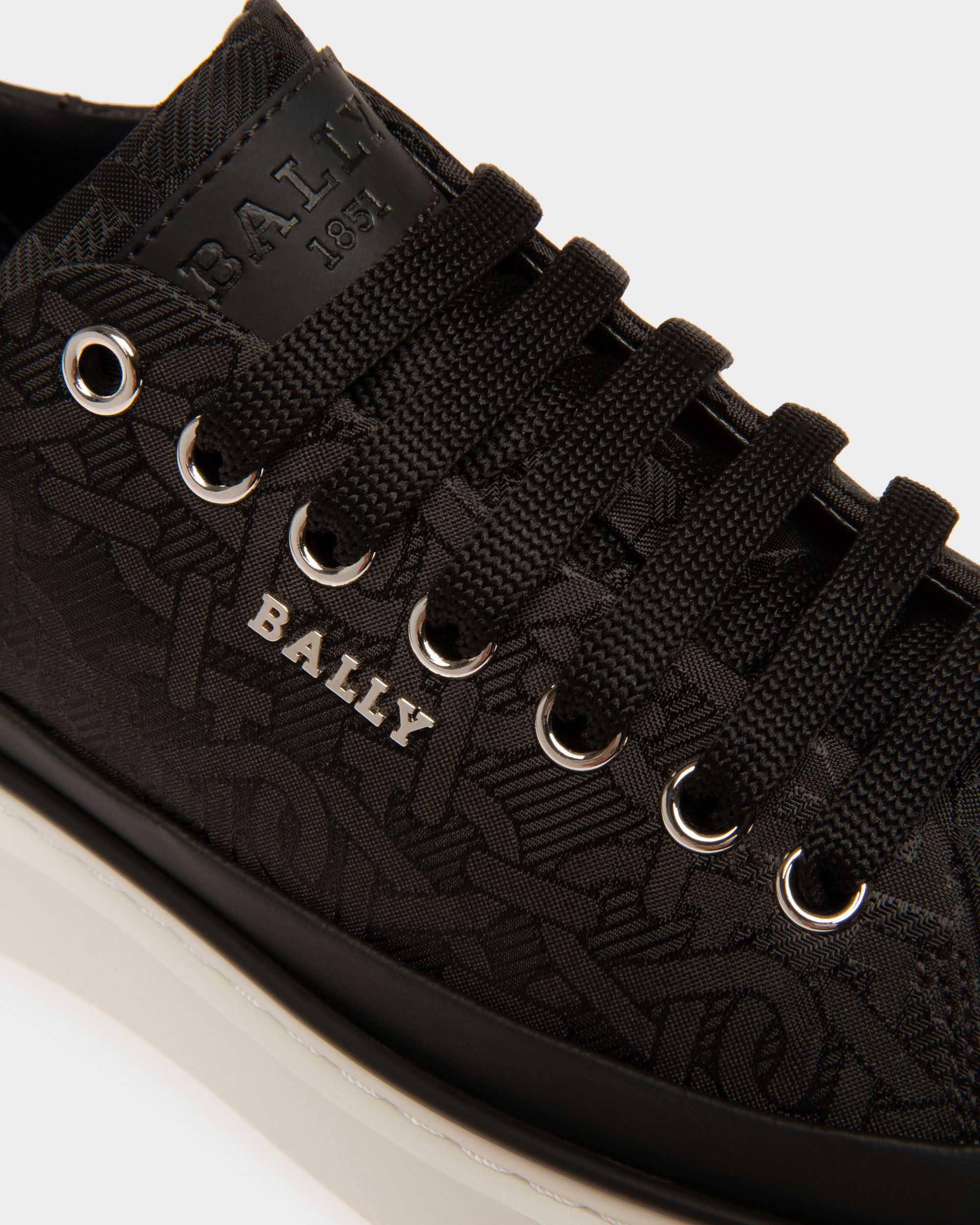 Bally Global - Maily Nylon Sneakers In Black - Black