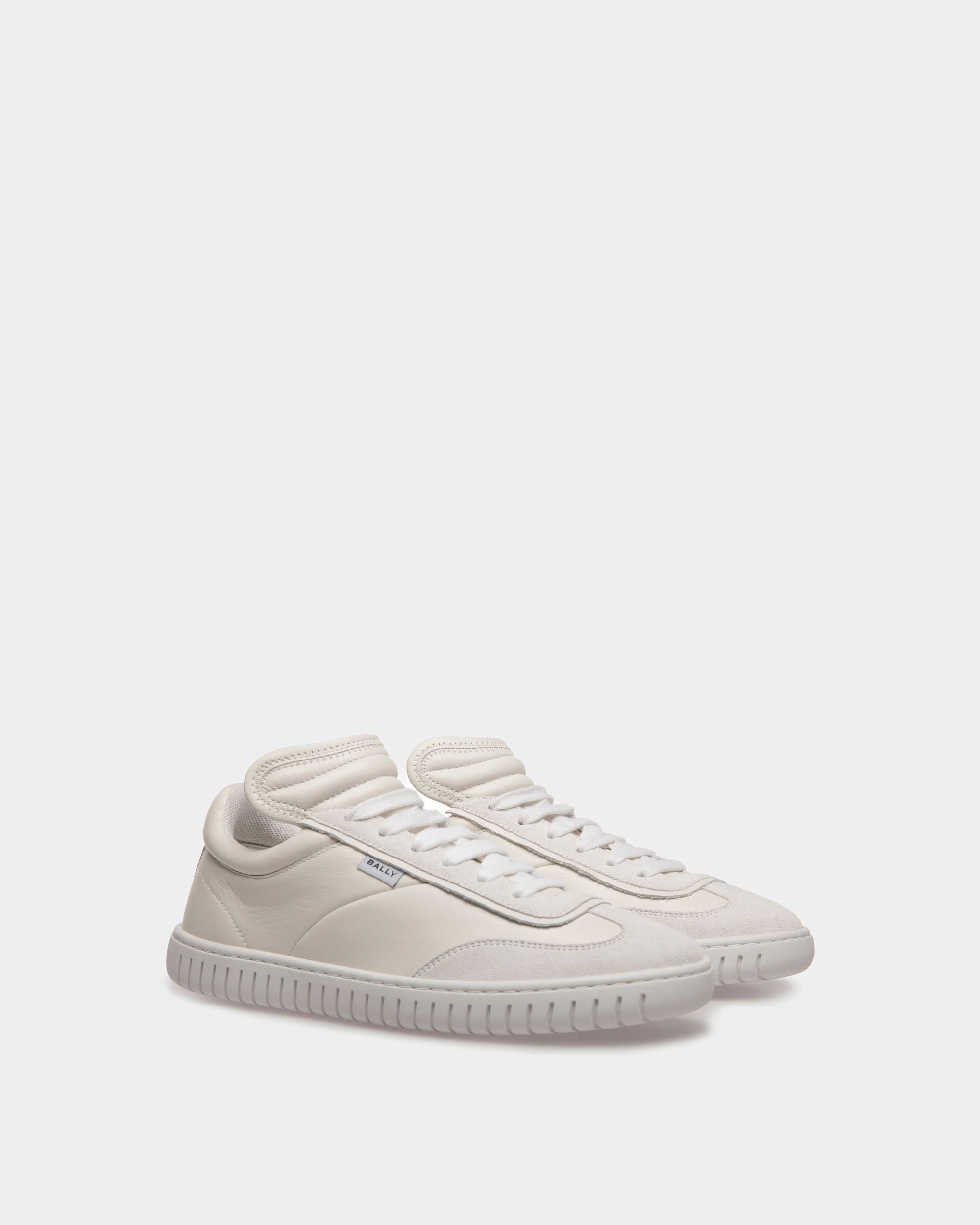 Bally Global - Zapatillas Player De Piel Blanca - Blanco
