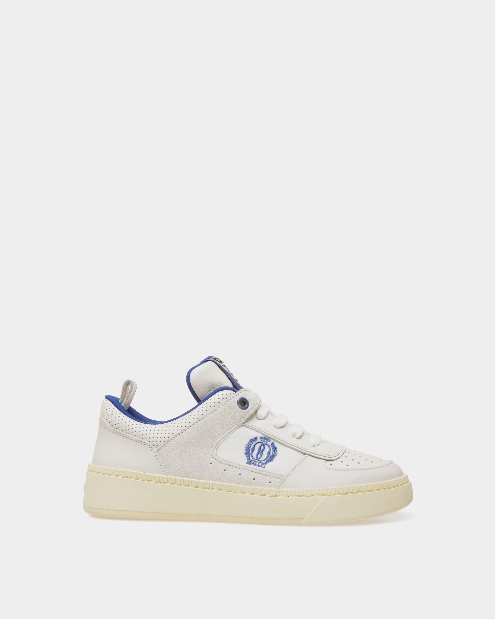 Bally Global - Sneaker Raise En Cuir Blanc - Blanc