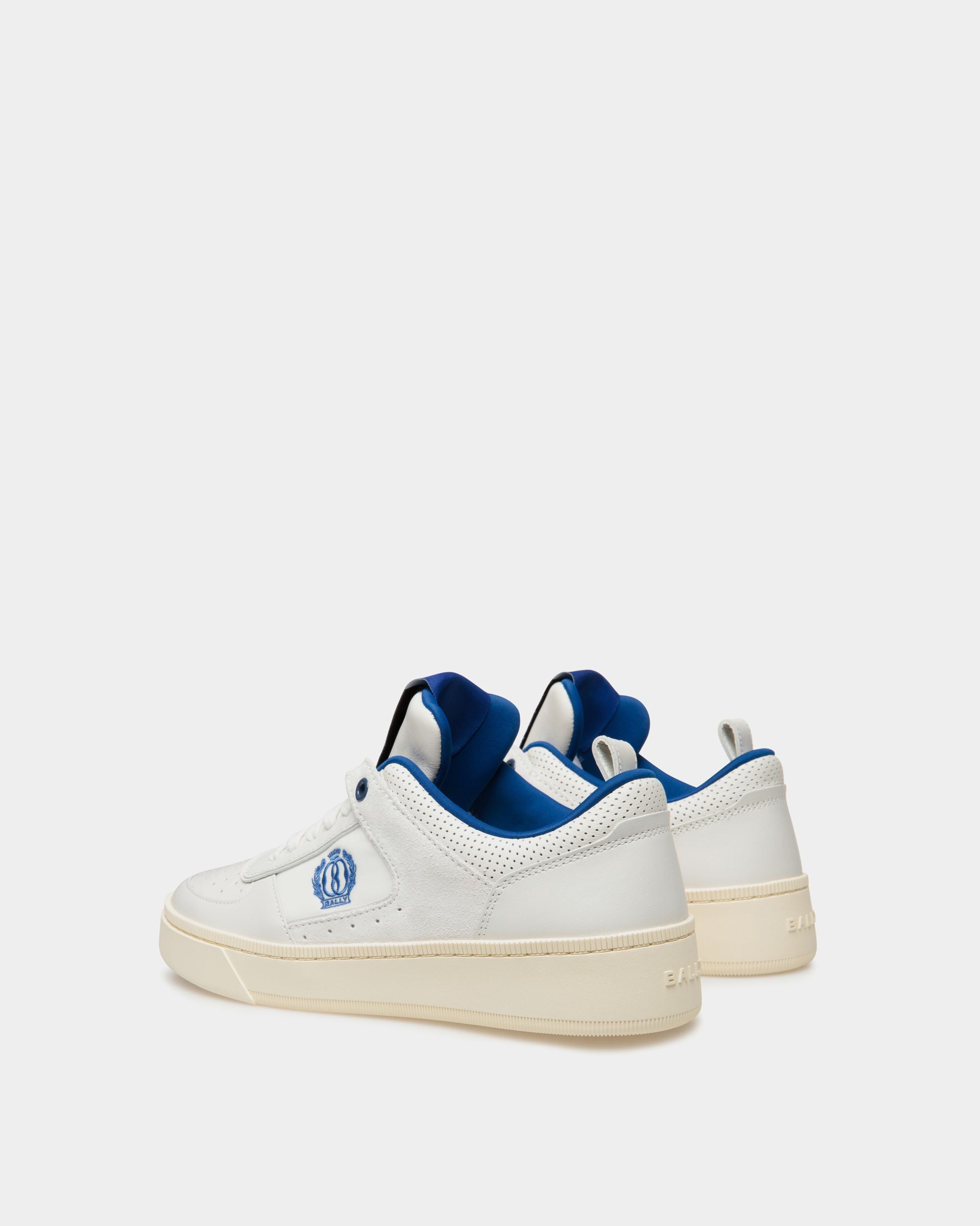 Bally Global - Sneaker Raise En Cuir Blanc - Blanc