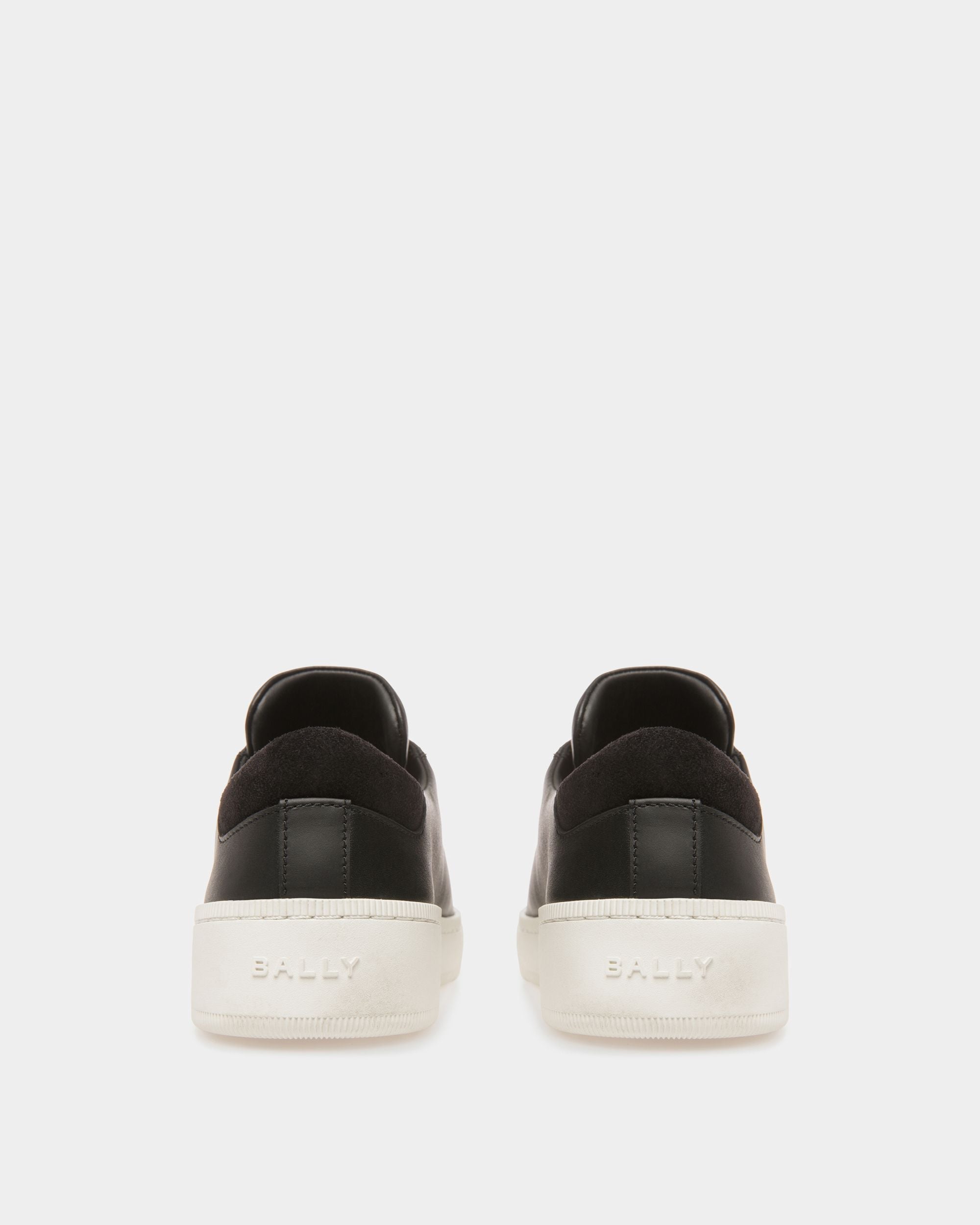 Bally Global - Raise Sneakers In Black And White Leather - Negro