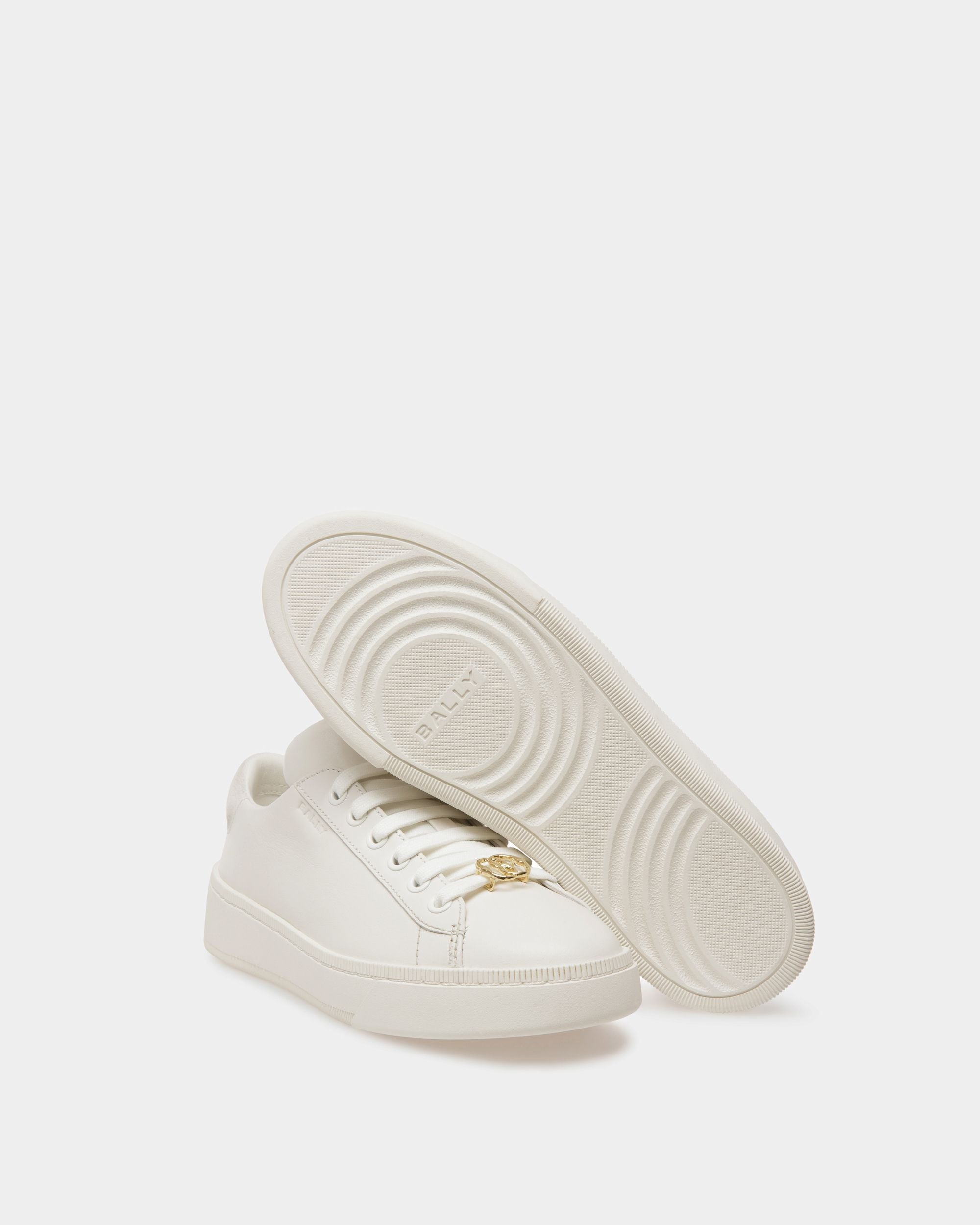 Bally Global - Zapatillas Raise De Piel Blanca - Blanco