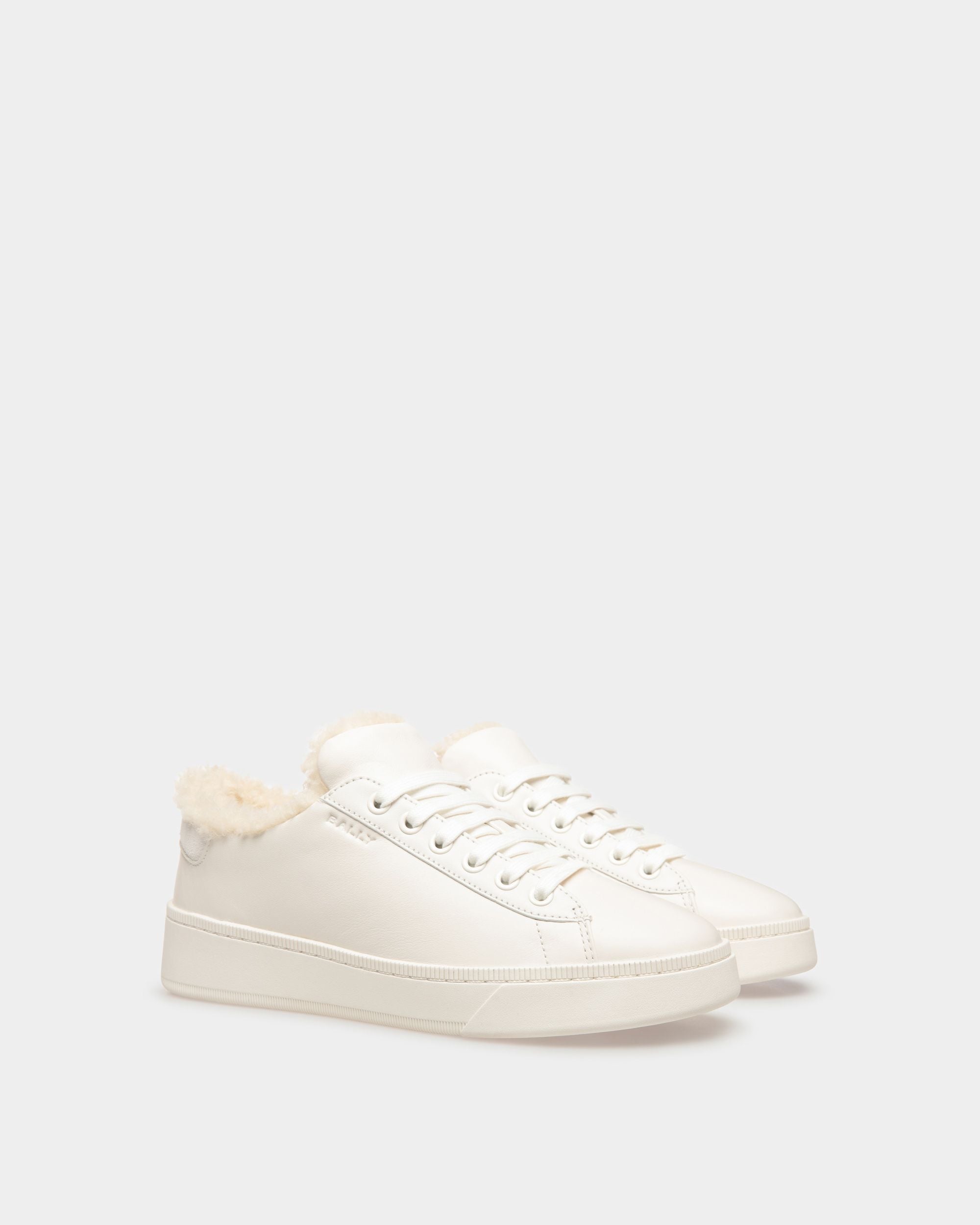 Bally Global - Sneakers Raise En Cuir Blanc - Blanc