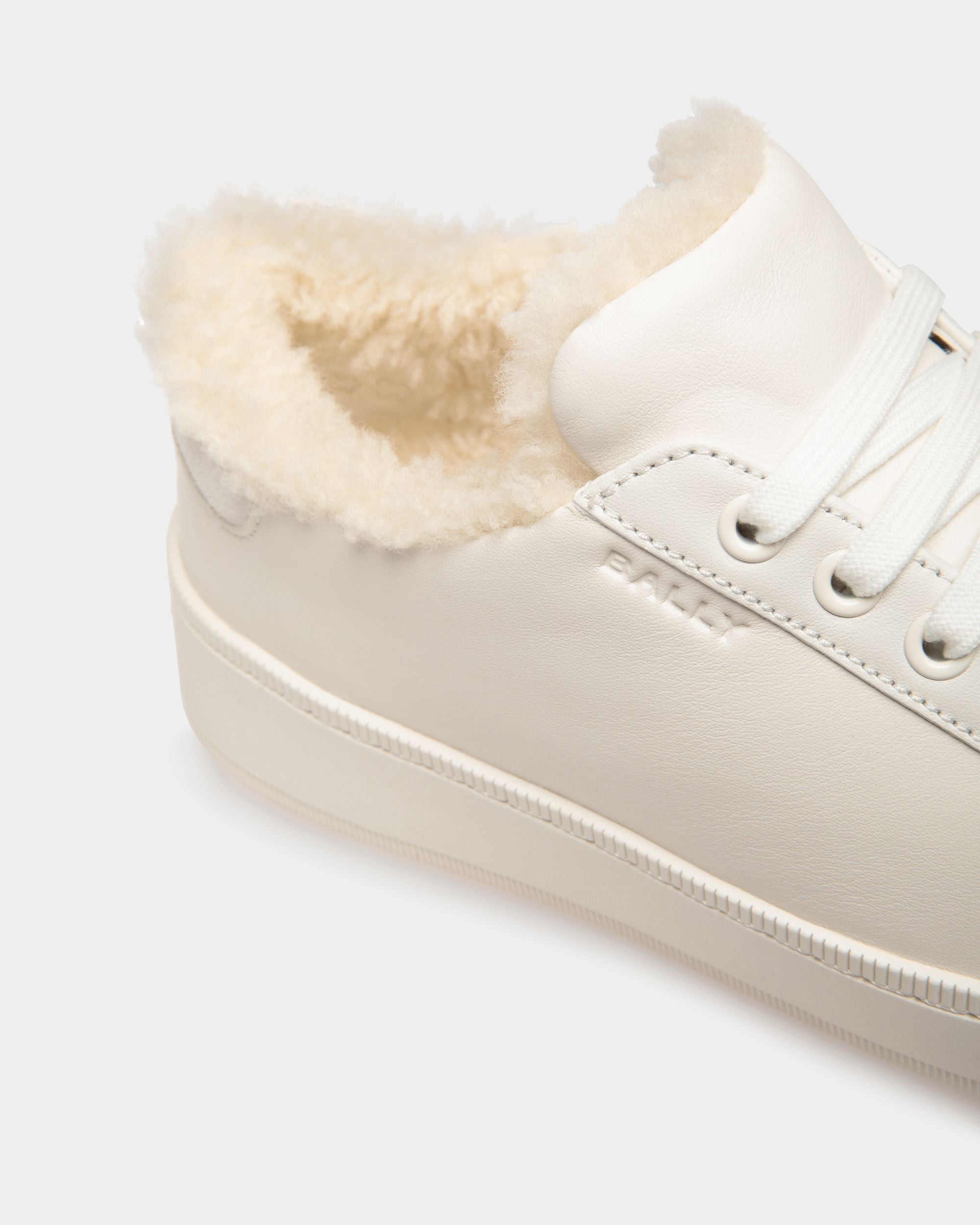 Bally Global - Sneakers Raise En Cuir Blanc - Blanc