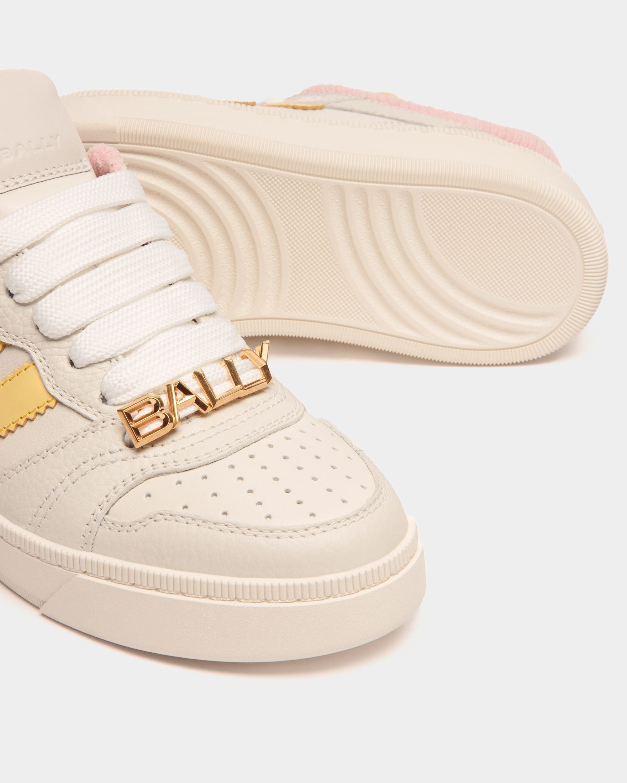 Bally Global - Raise Sneaker In Multicolor Leather - White