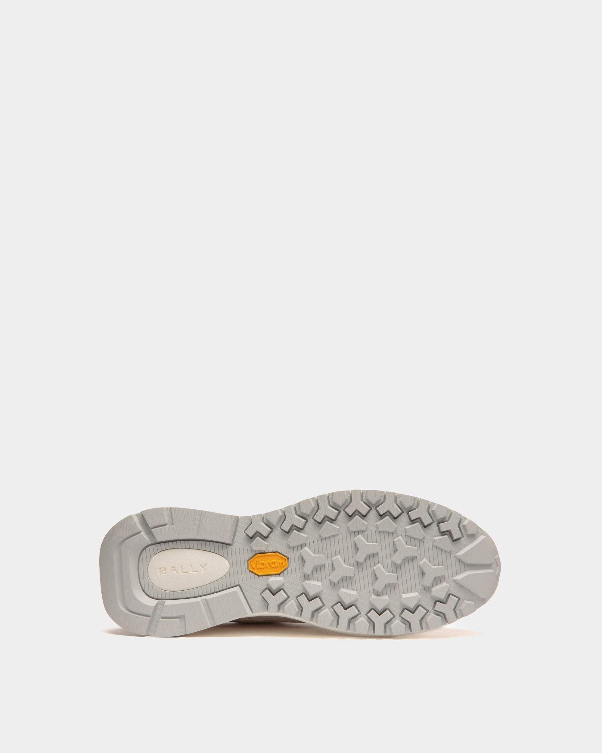 Bally Global - Zapatilla Outline De Piel En Blanco - Blanco