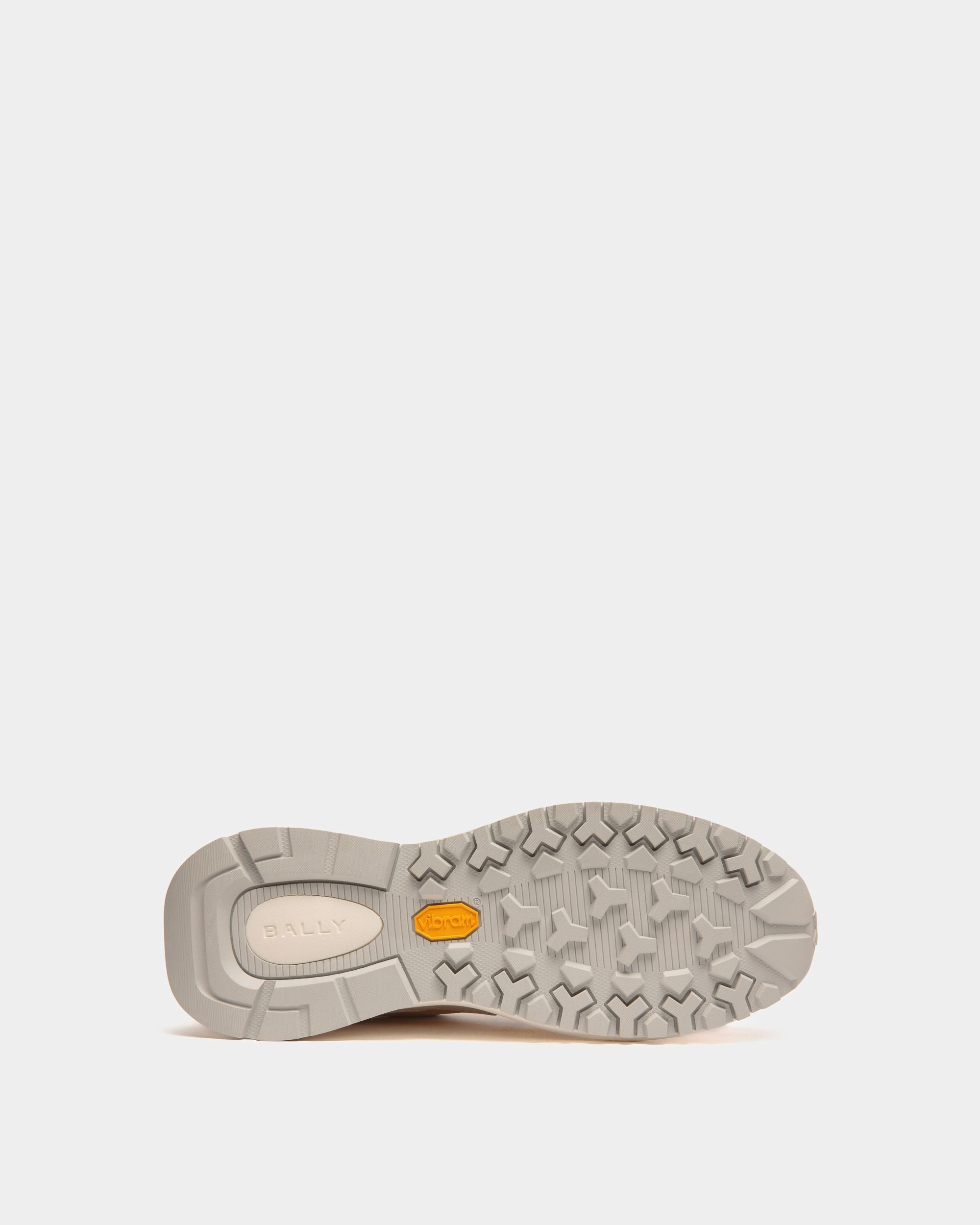 Bally Global - Sneaker Outline En Tissu Blanc Et Jaune - Multicolore