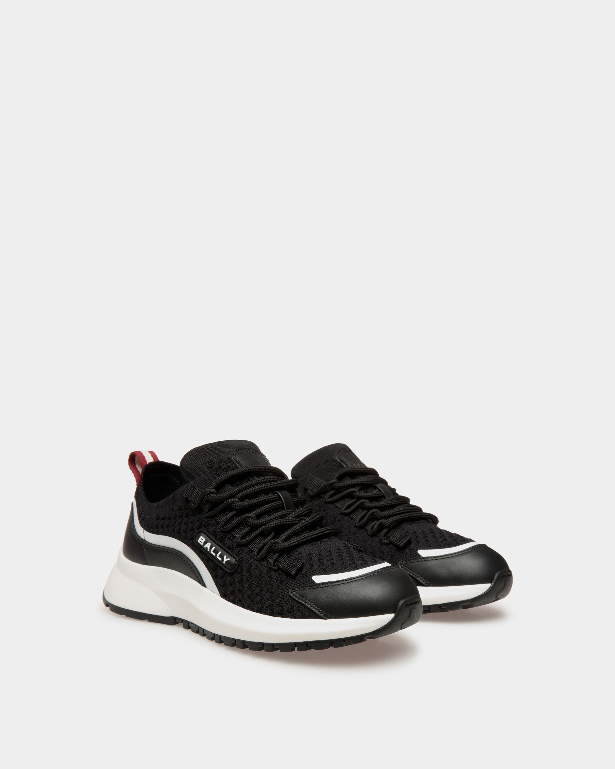 Bally Global - Outline Sneaker in Black Knit - Black