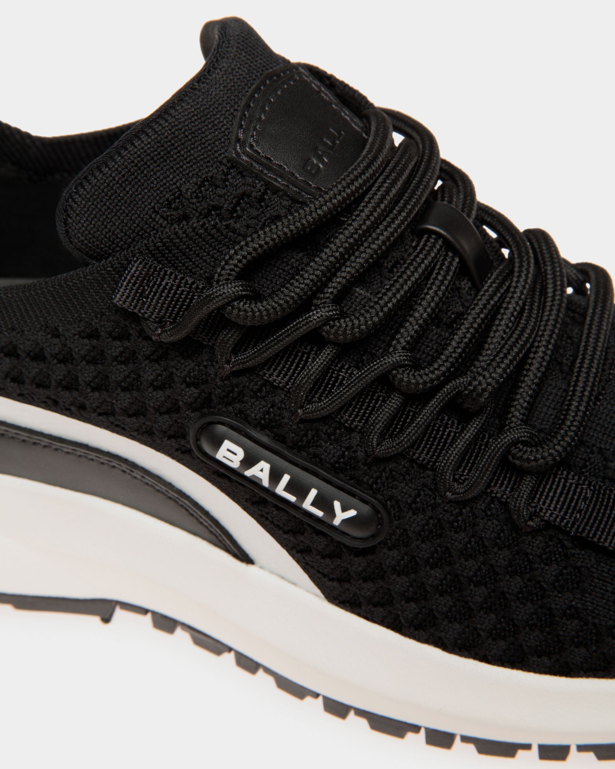 Bally Global - Outline Sneaker in Black Knit - Black