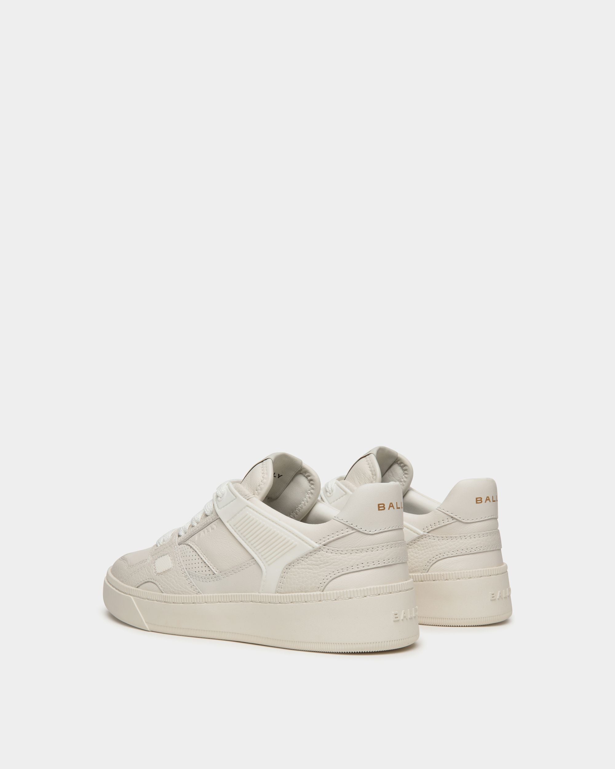 Bally Global - Zapatilla Raise De Piel Blanca - Blanco