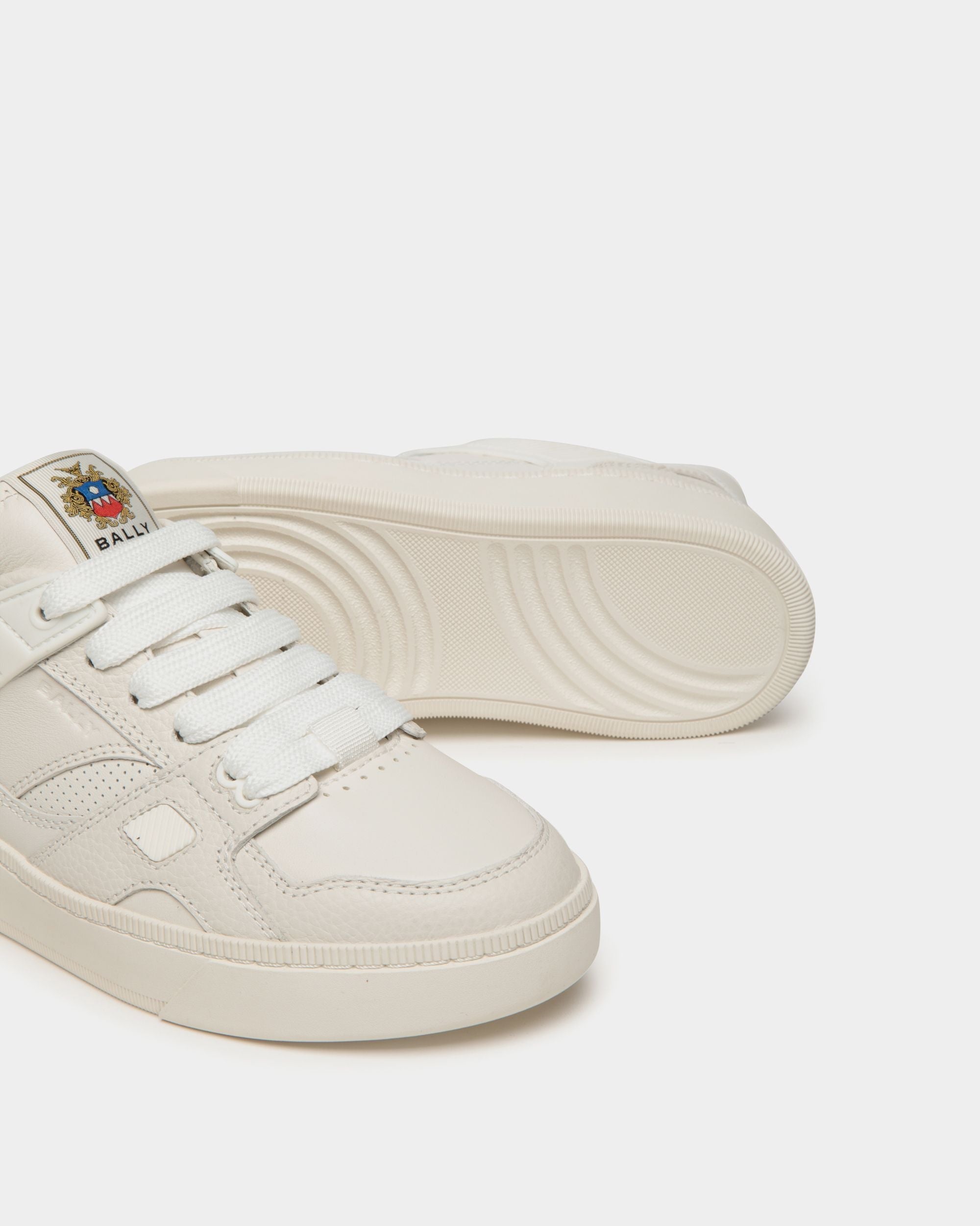 Bally Global - Zapatilla Raise De Piel Blanca - Blanco
