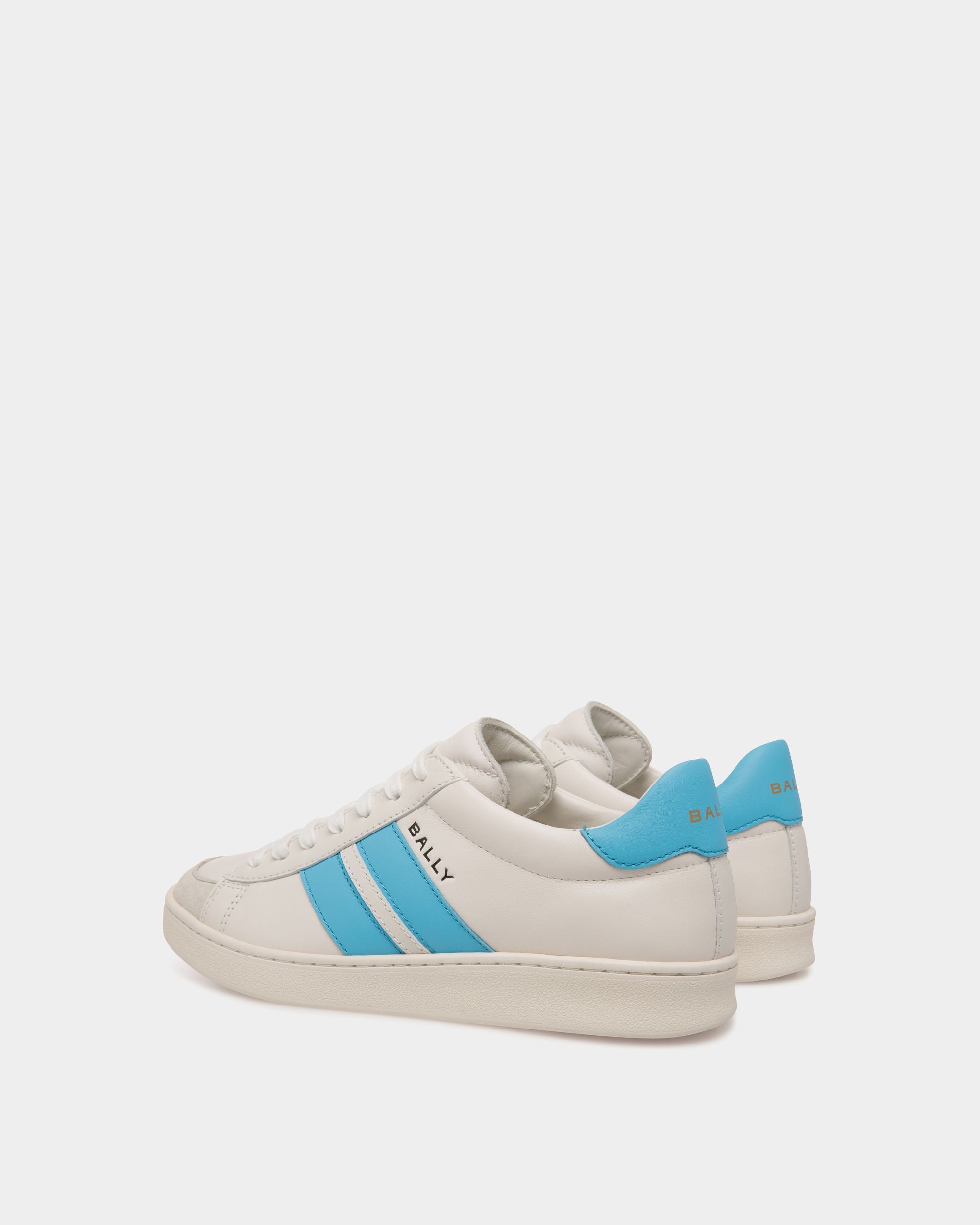 Bally Global - Tennis Sneaker In White Leather - White