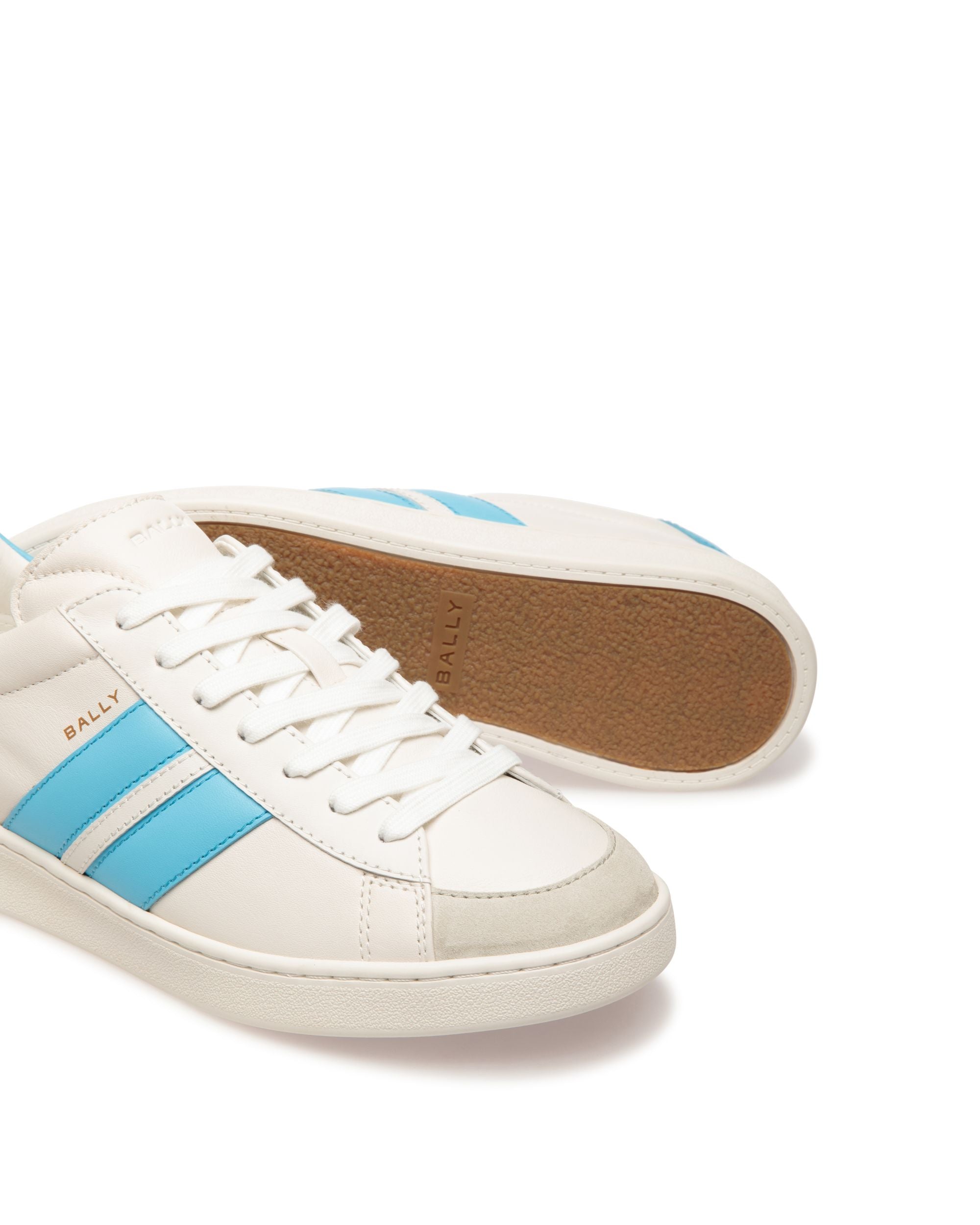 Bally Global - Tennis Sneaker In White Leather - White