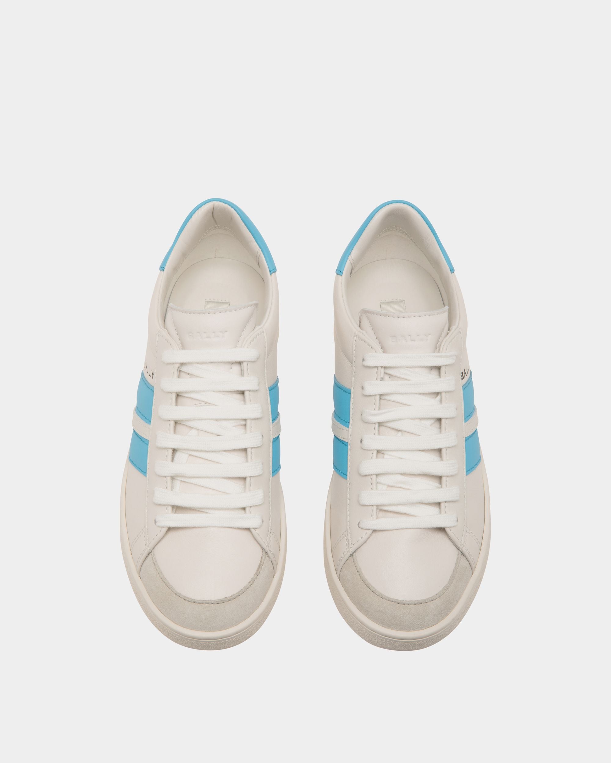 Bally Global - Tennis Sneaker In White Leather - White