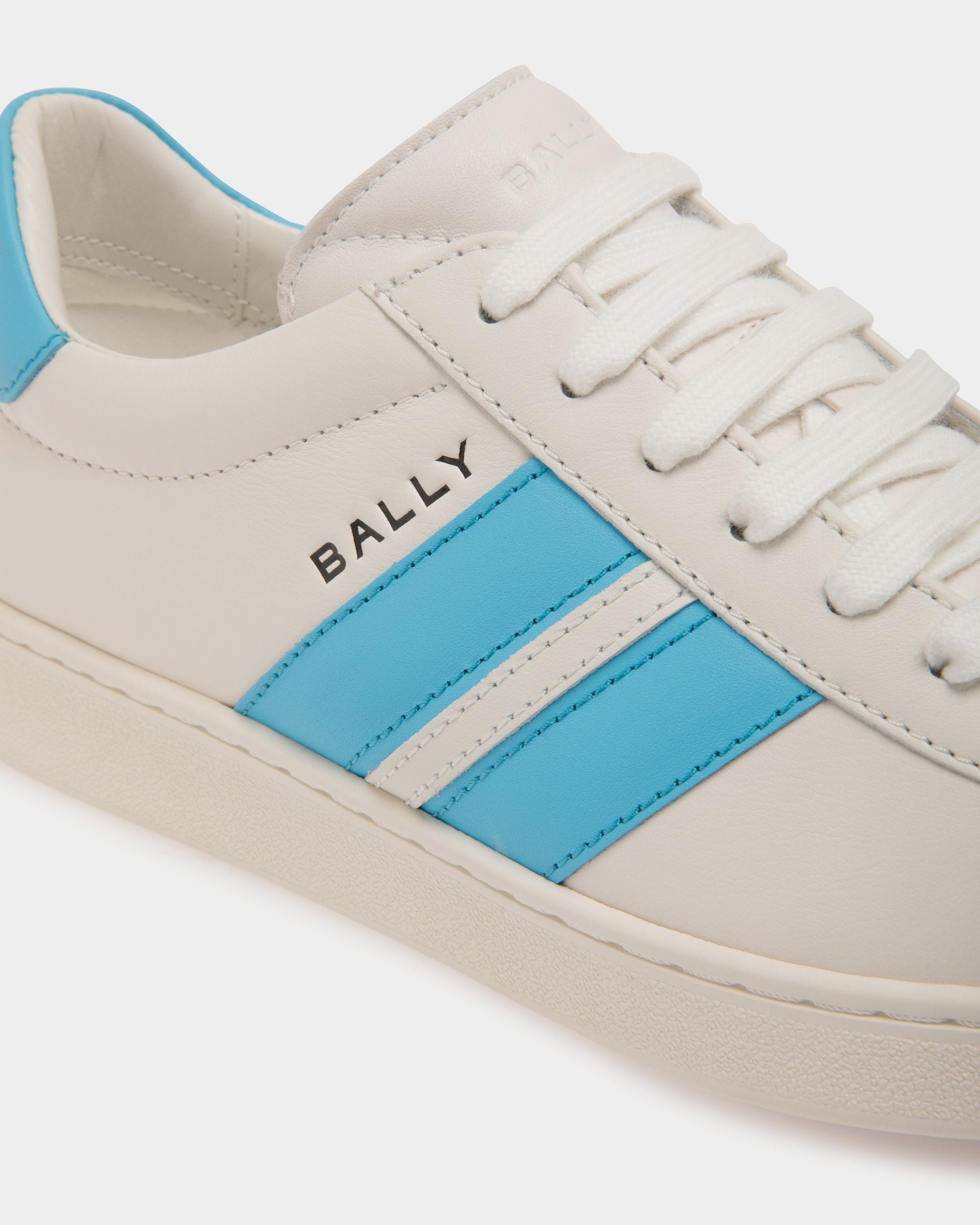 Bally Global - Tennis Sneaker In White Leather - White
