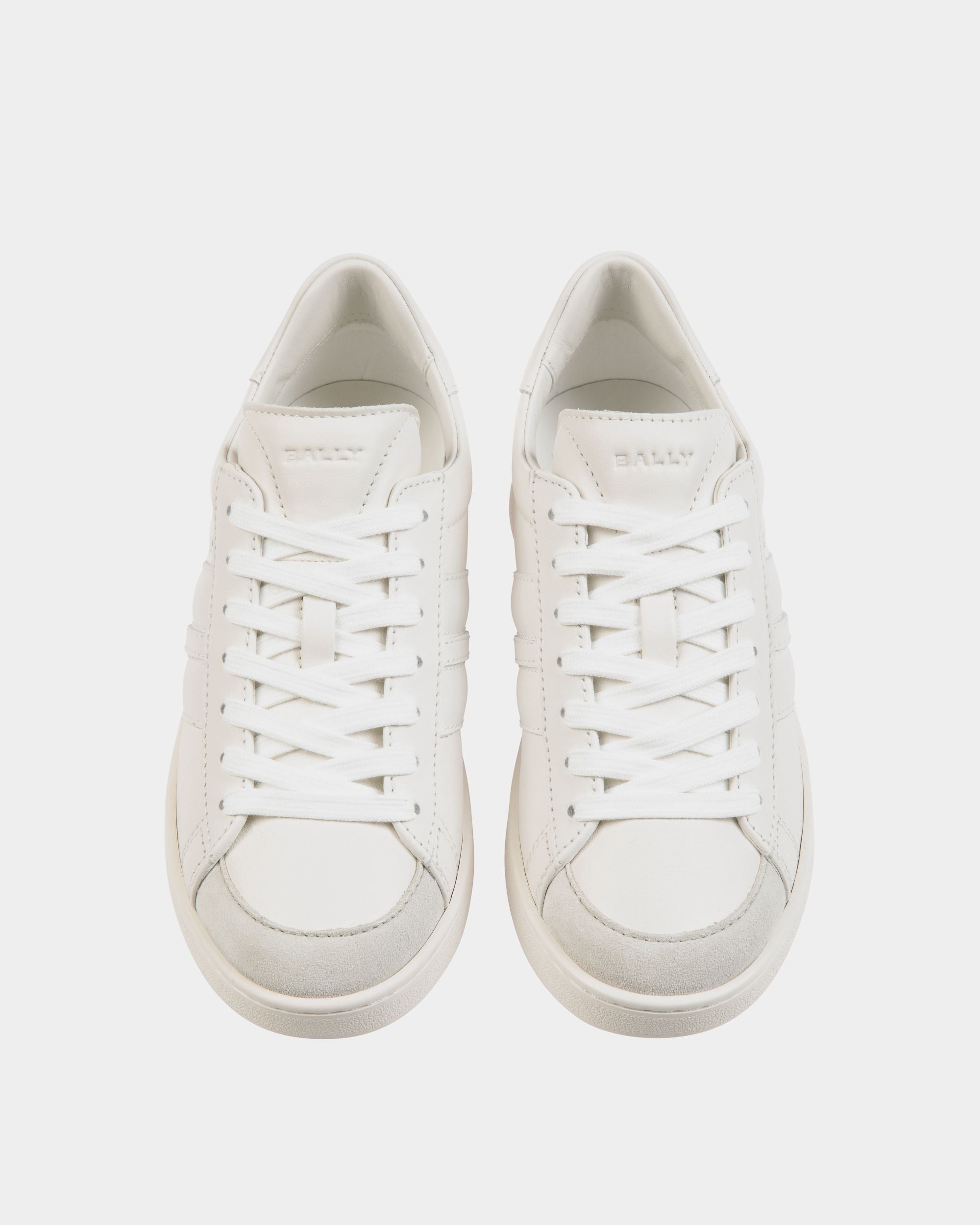 Bally Global - Tennis Sneaker In White Leather - White
