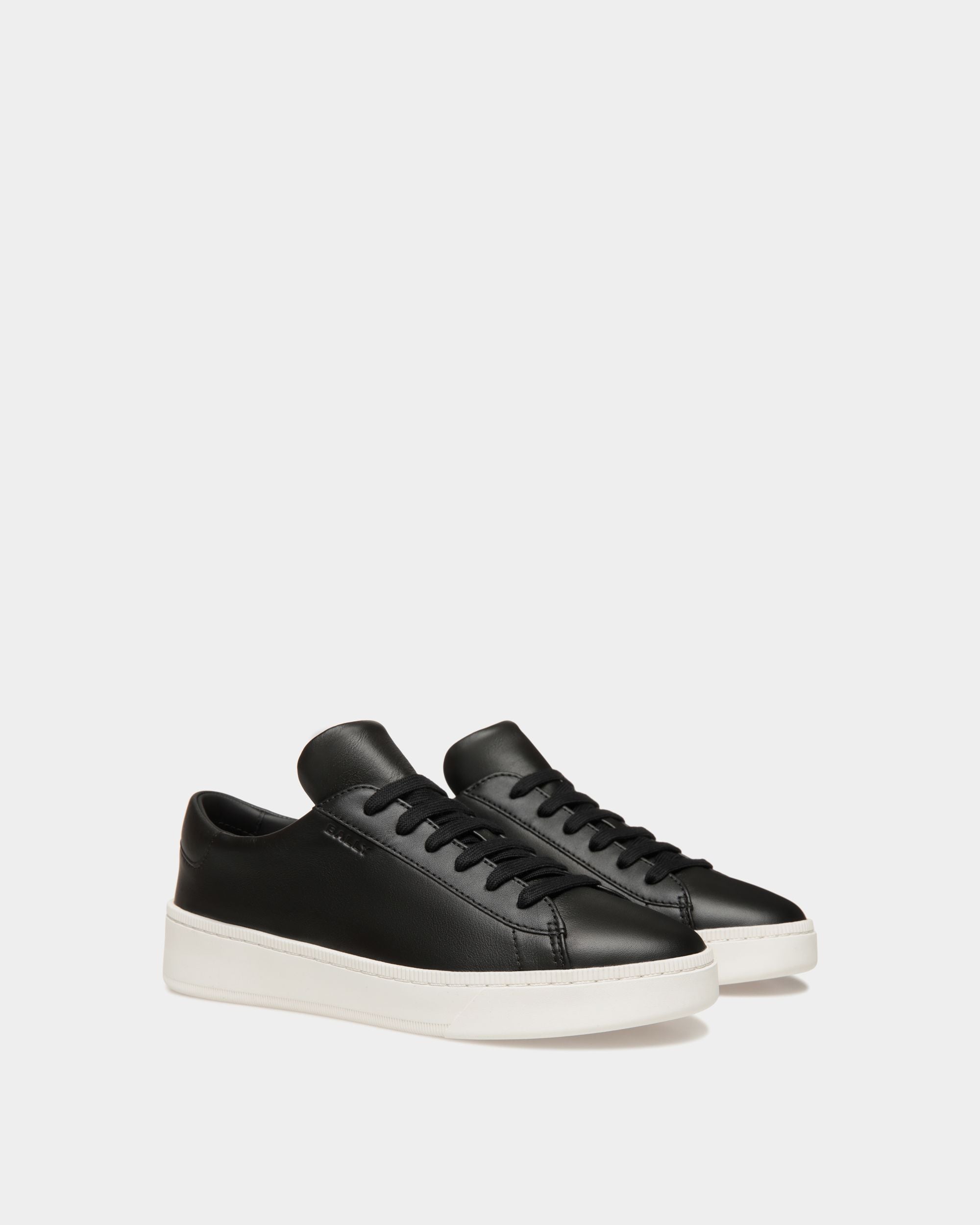 Bally Global - Zapatilla Raise De Piel Negra - Negro