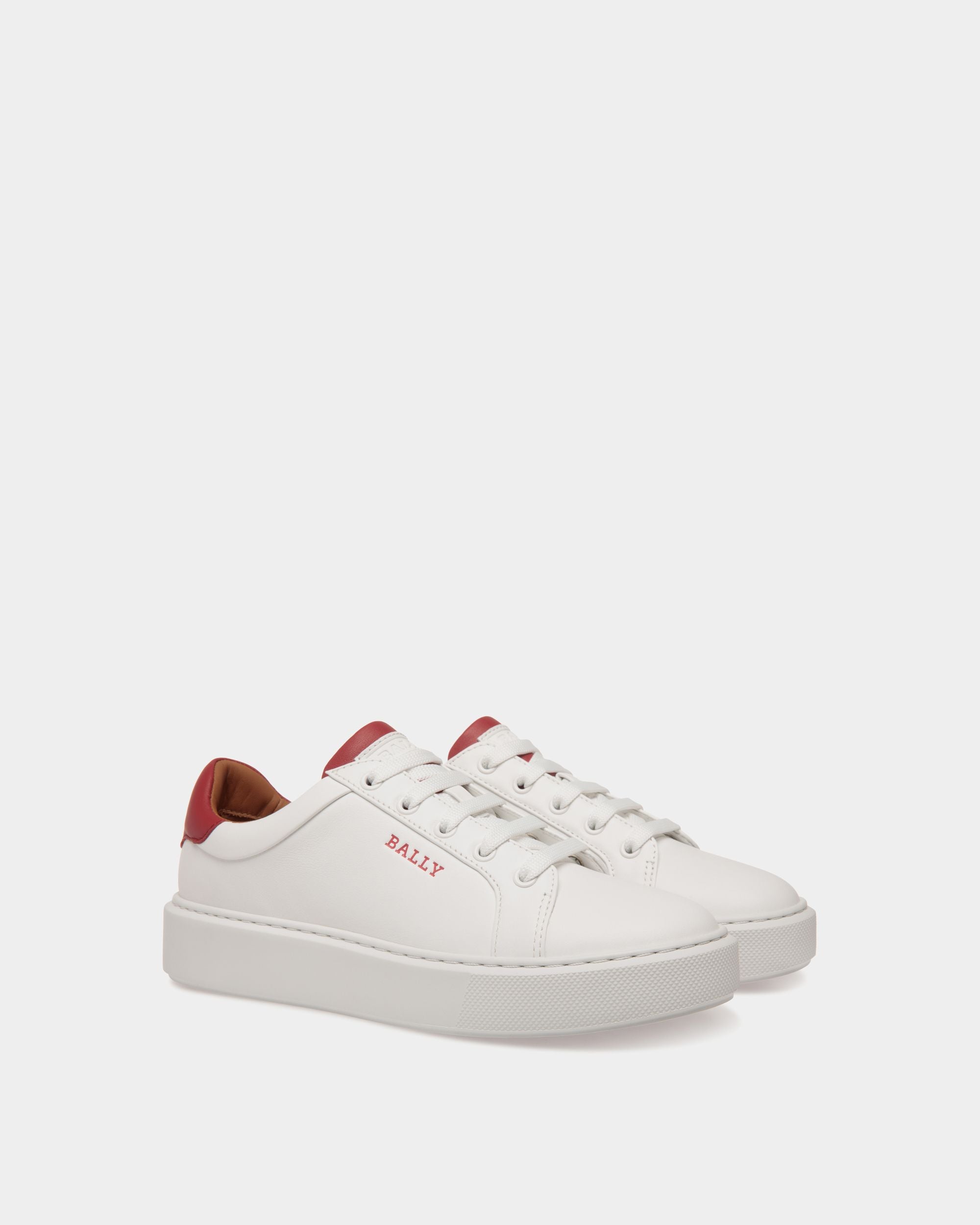 Bally Global - Sneaker En Cuir Blanc - Blanc
