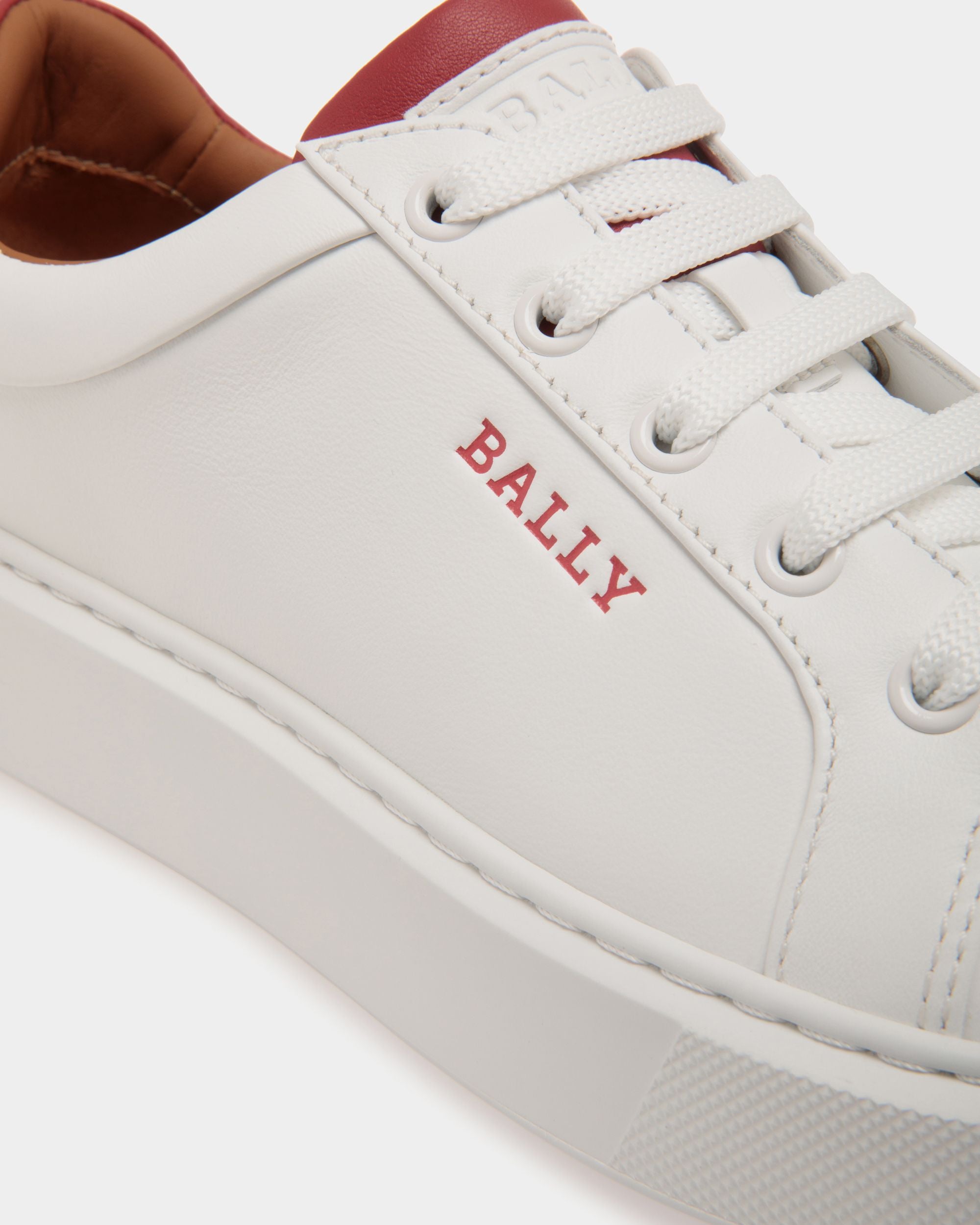 Bally Global - Sneaker En Cuir Blanc - Blanc