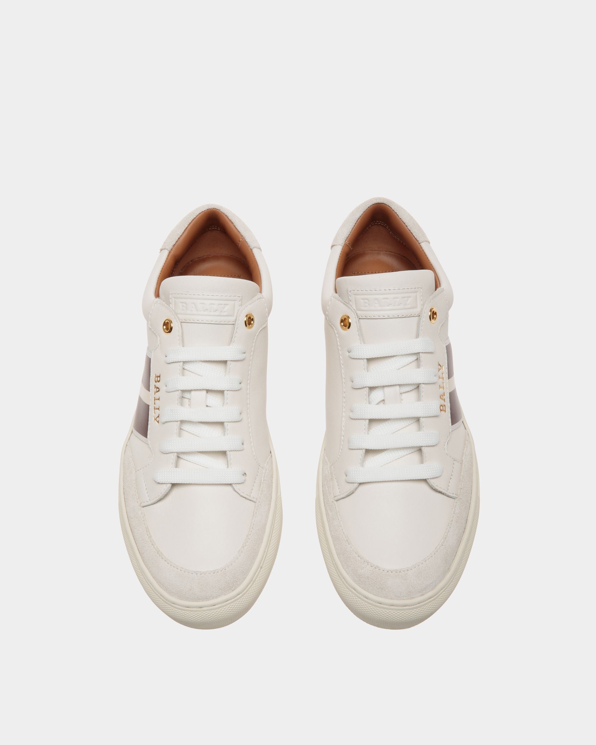 Bally Global - Sneaker En Cuir Blanc - Blanc